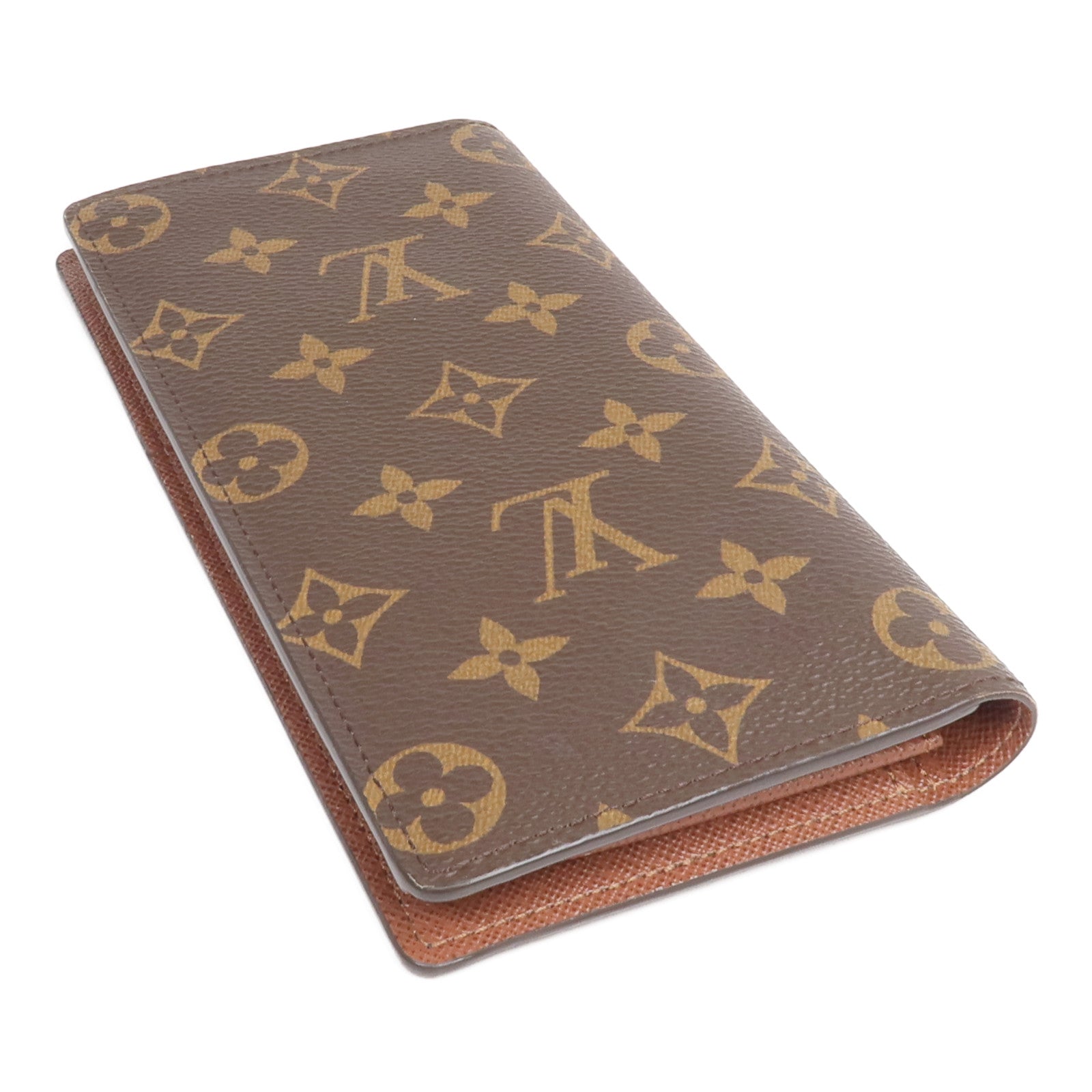 LOUIS VUITTON Monogram Brazza Wallet金扣長錢包