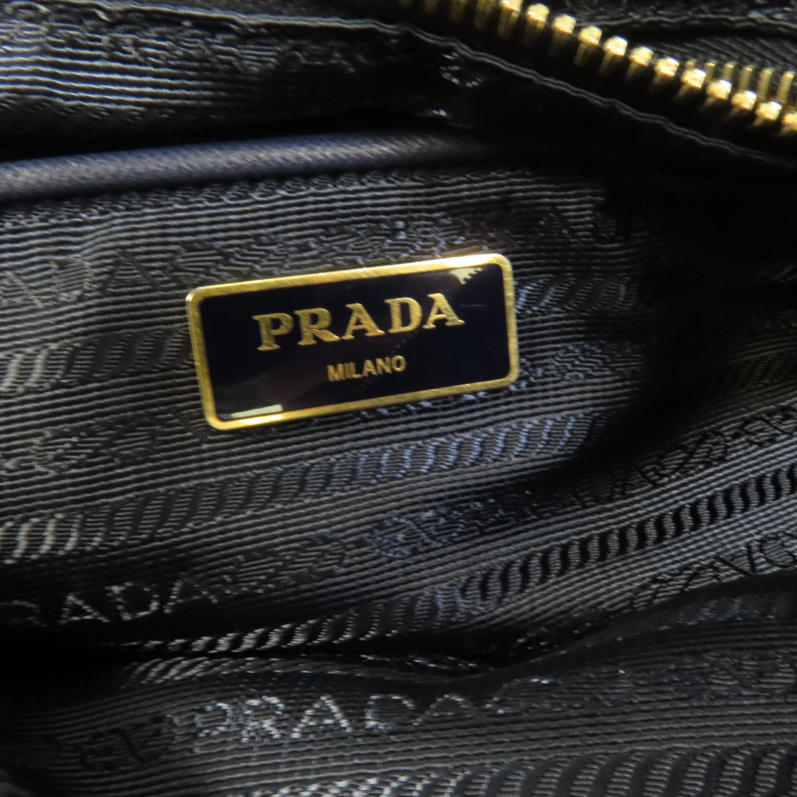 PRADA 尼龍Shoulder Tote金扣手挽肩背兩用袋
