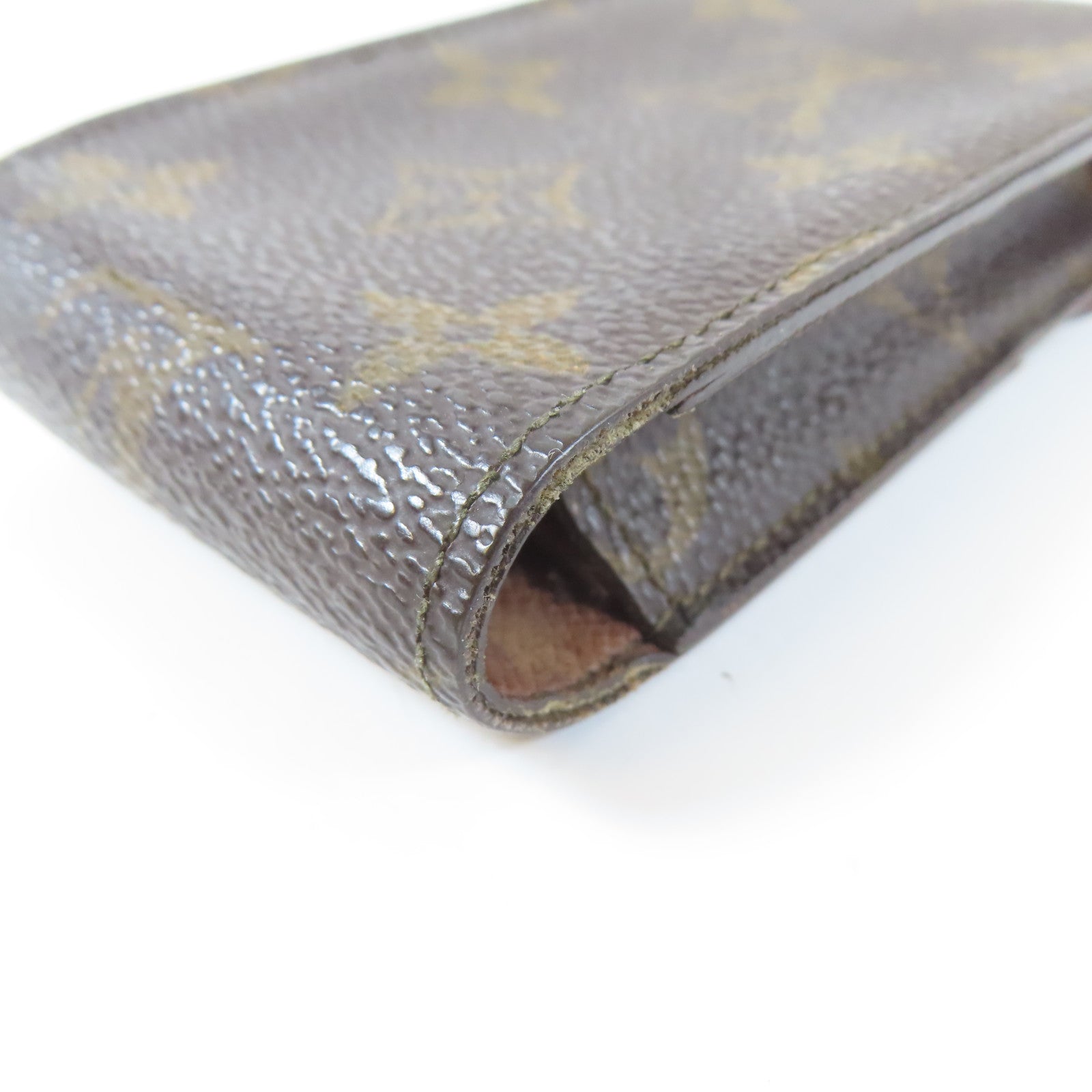 LOUIS VUITTON Monogram Cigarette Case煙盒啡色