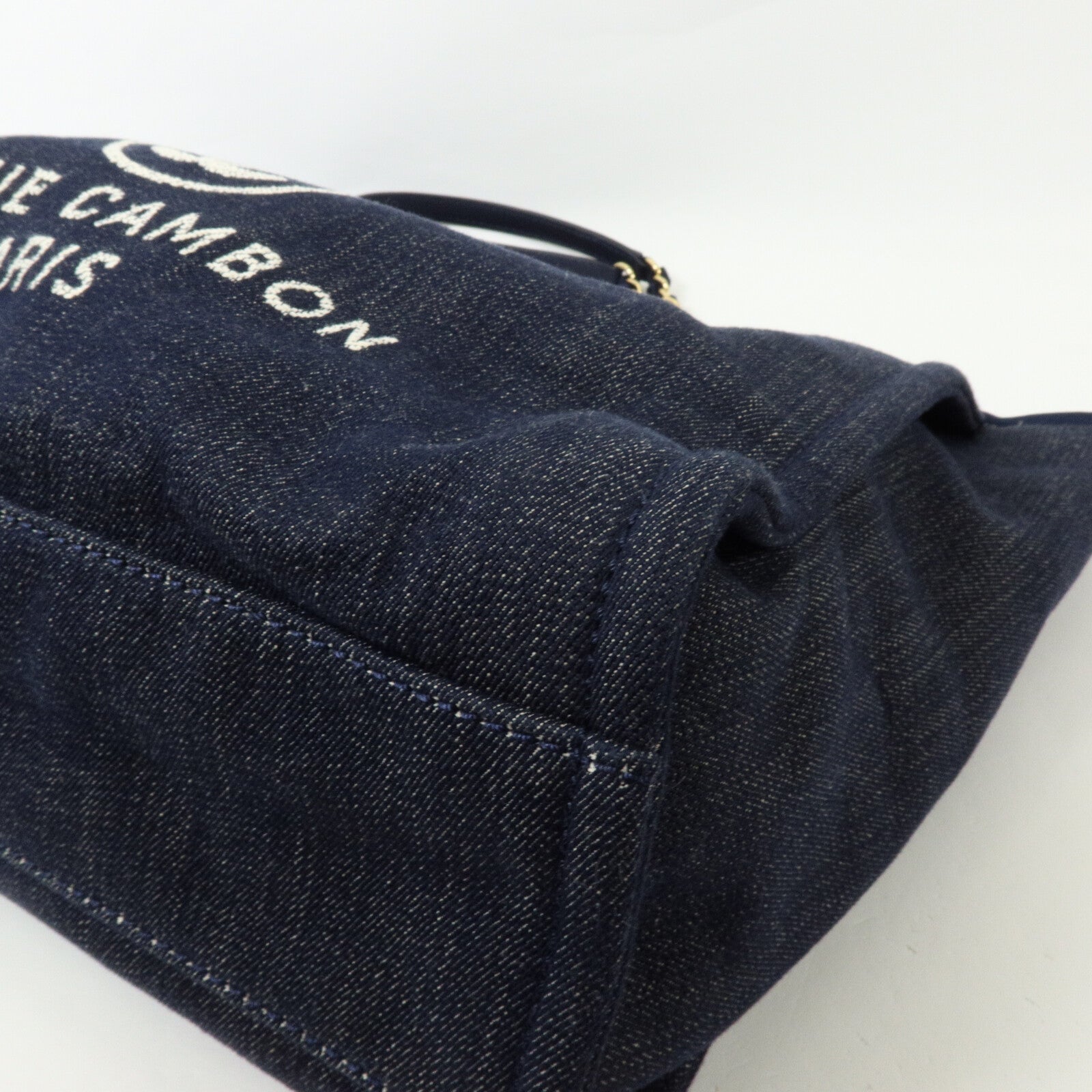 CHANEL 帆布Deauville Tote手挽袋
