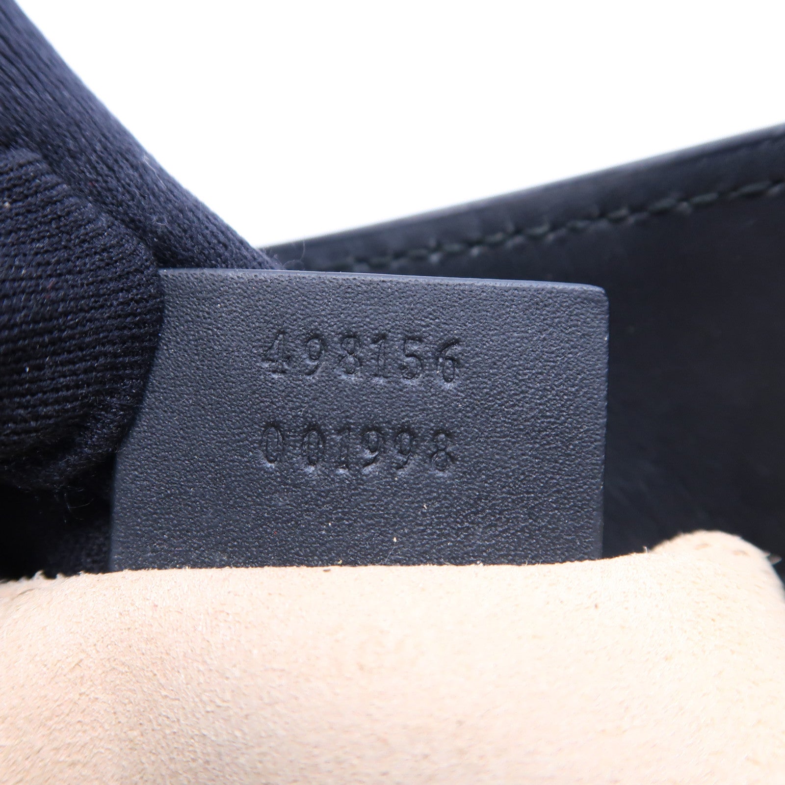 GUCCI 塗層帆布Padlock Bee金扣肩背袋啡色