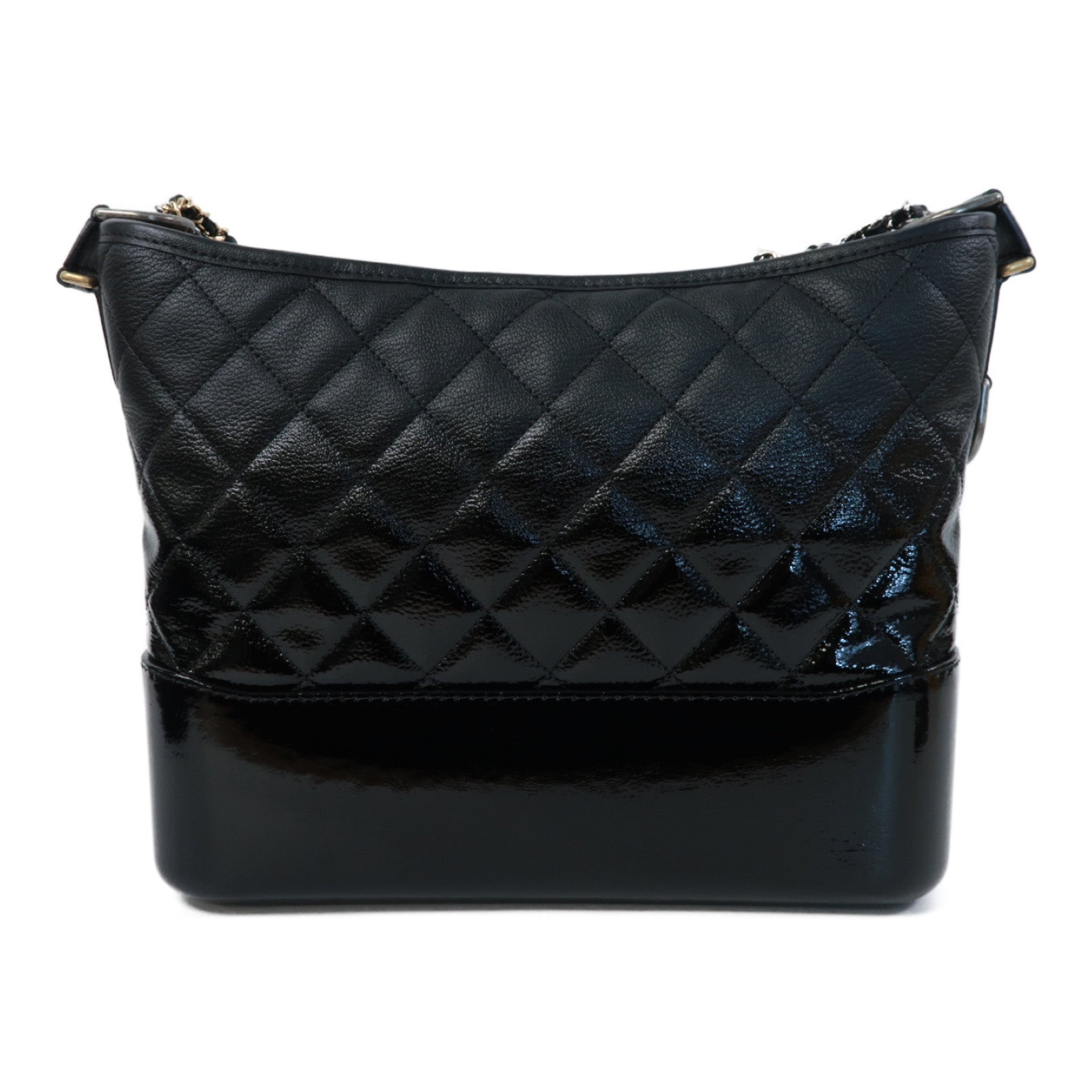 CHANEL 【激減優惠】牛皮皮革Chain Shoulder鏈帶肩背袋黑色