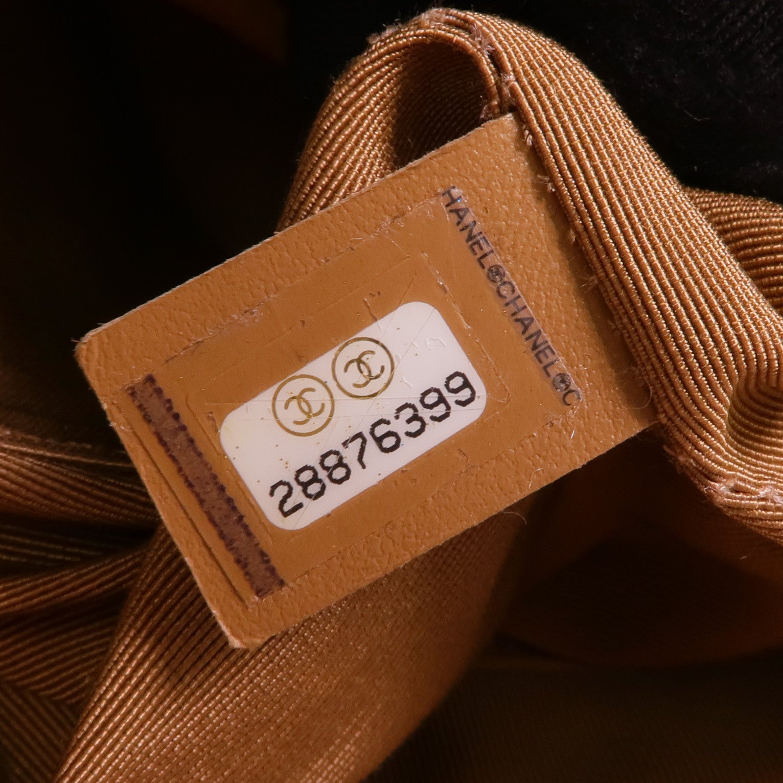 CHANEL 牛皮皮革2 Way Shoulder金扣手挽肩背兩用袋