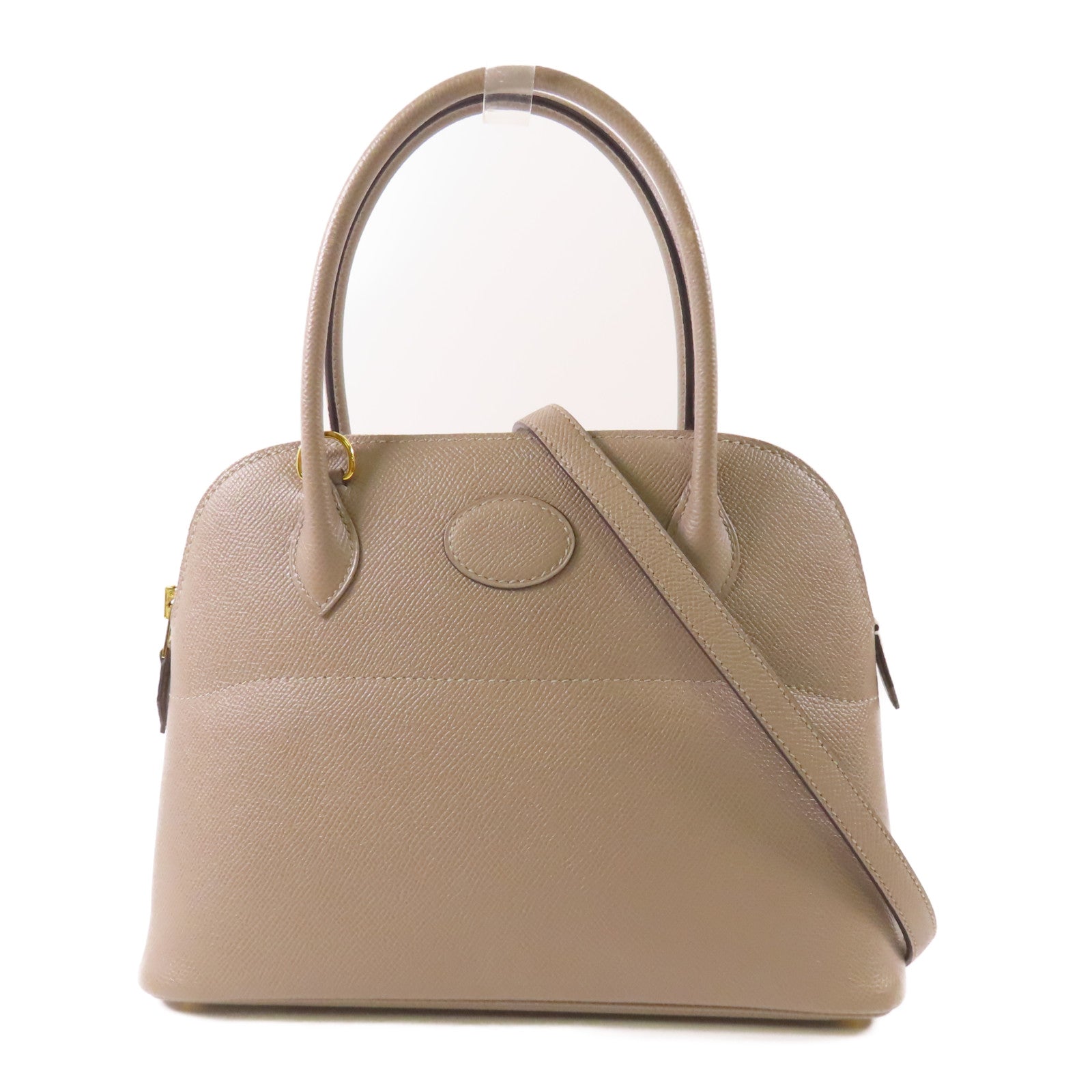 HERMES Epsom皮革Bolide 27金扣手挽肩背兩用袋