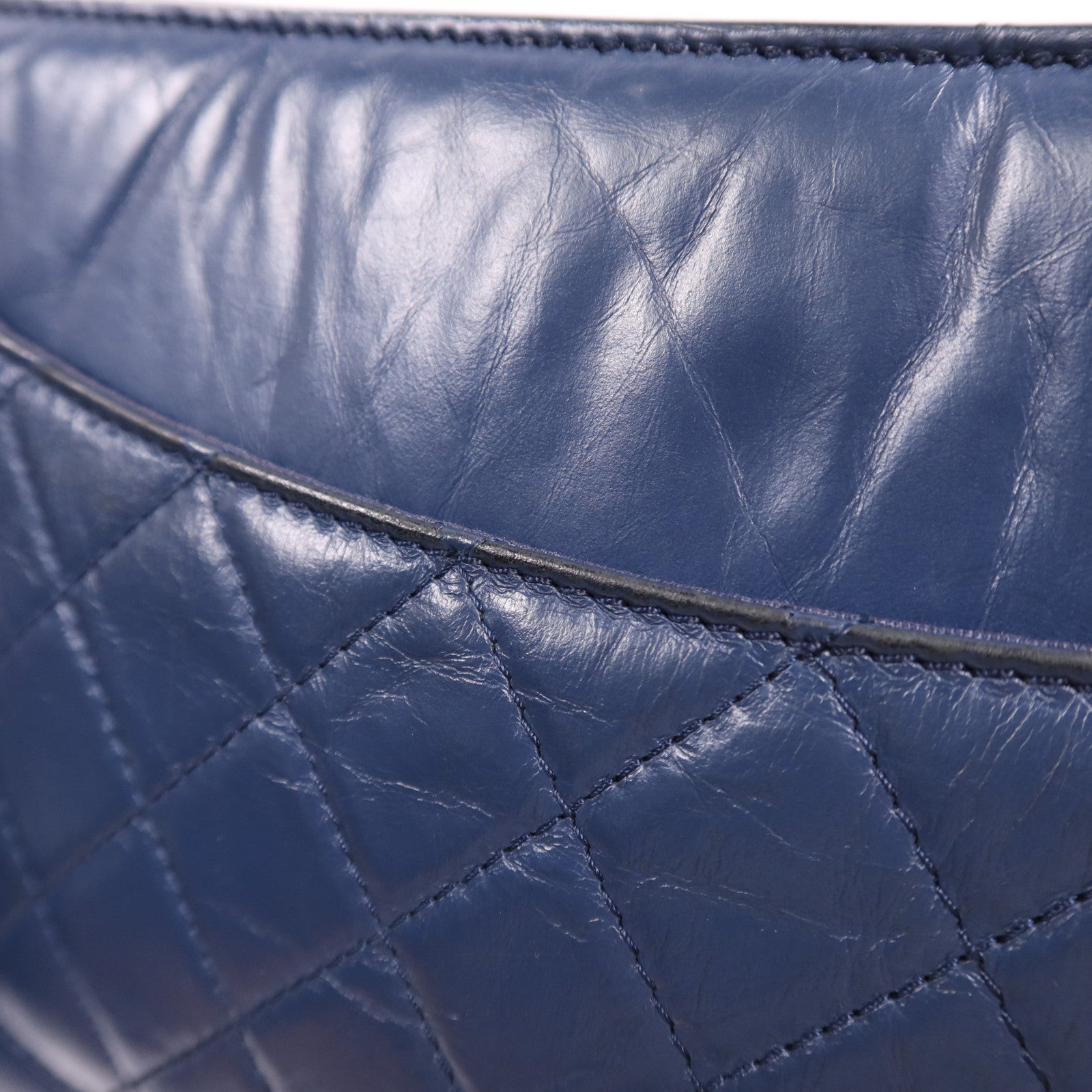 CHANEL 牛皮皮革Shoulder Bag銀扣鏈帶肩背袋