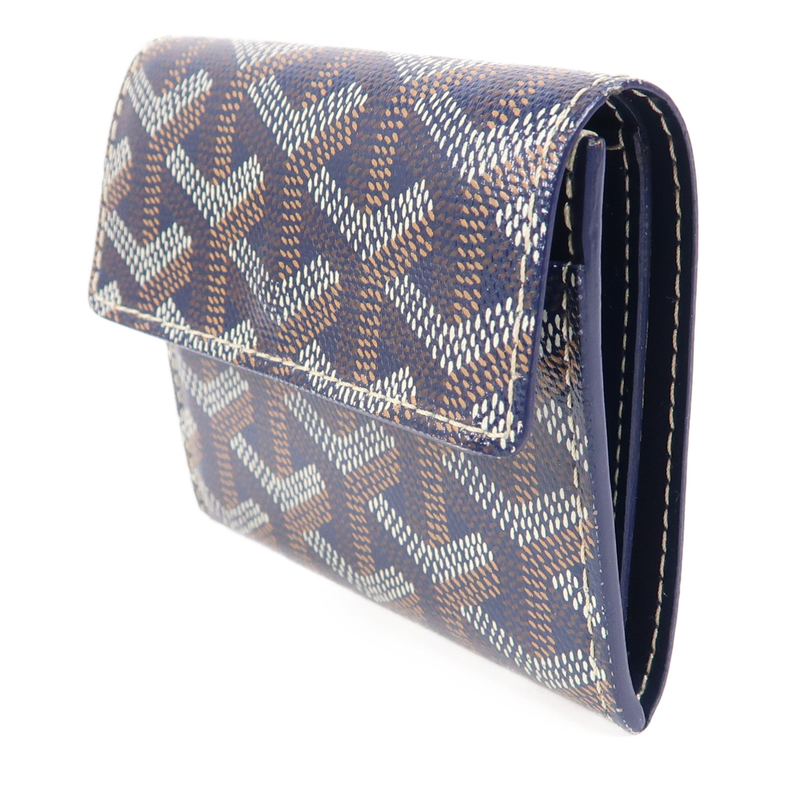 GOYARD 塗層帆布Marigny Wallet銀扣錢包