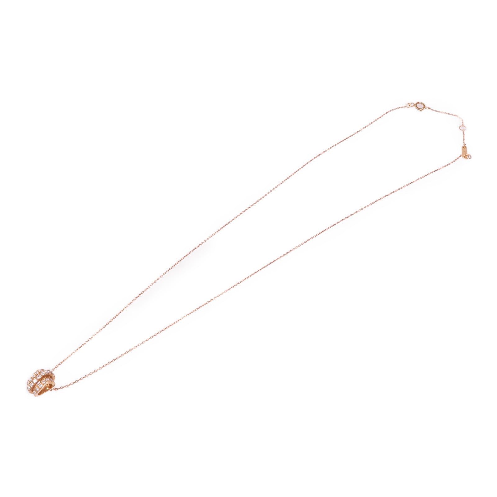 JEWELRY Diamond Necklace 18K Pink Gold