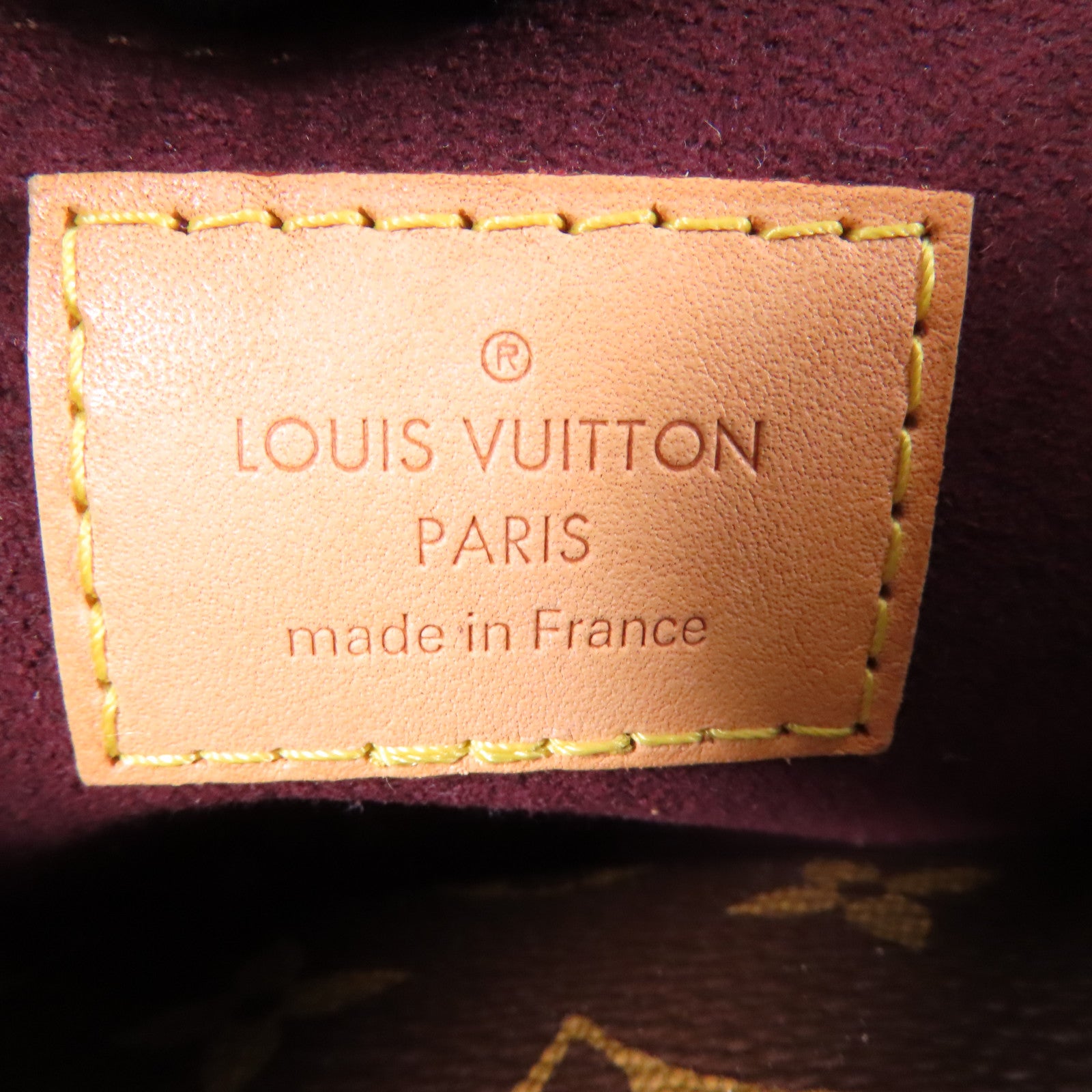 LOUIS VUITTON Monogram Montaigne金扣手挽肩背兩用袋啡色