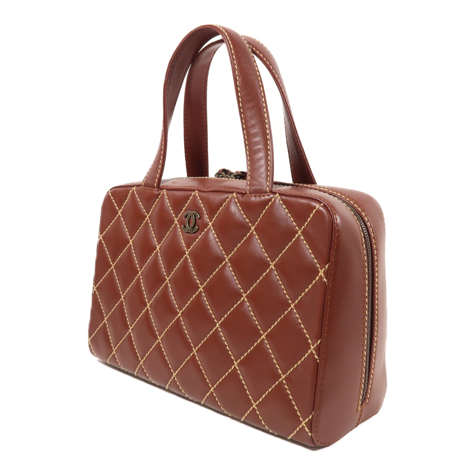 CHANEL 牛皮皮革Hand Bag手挽袋