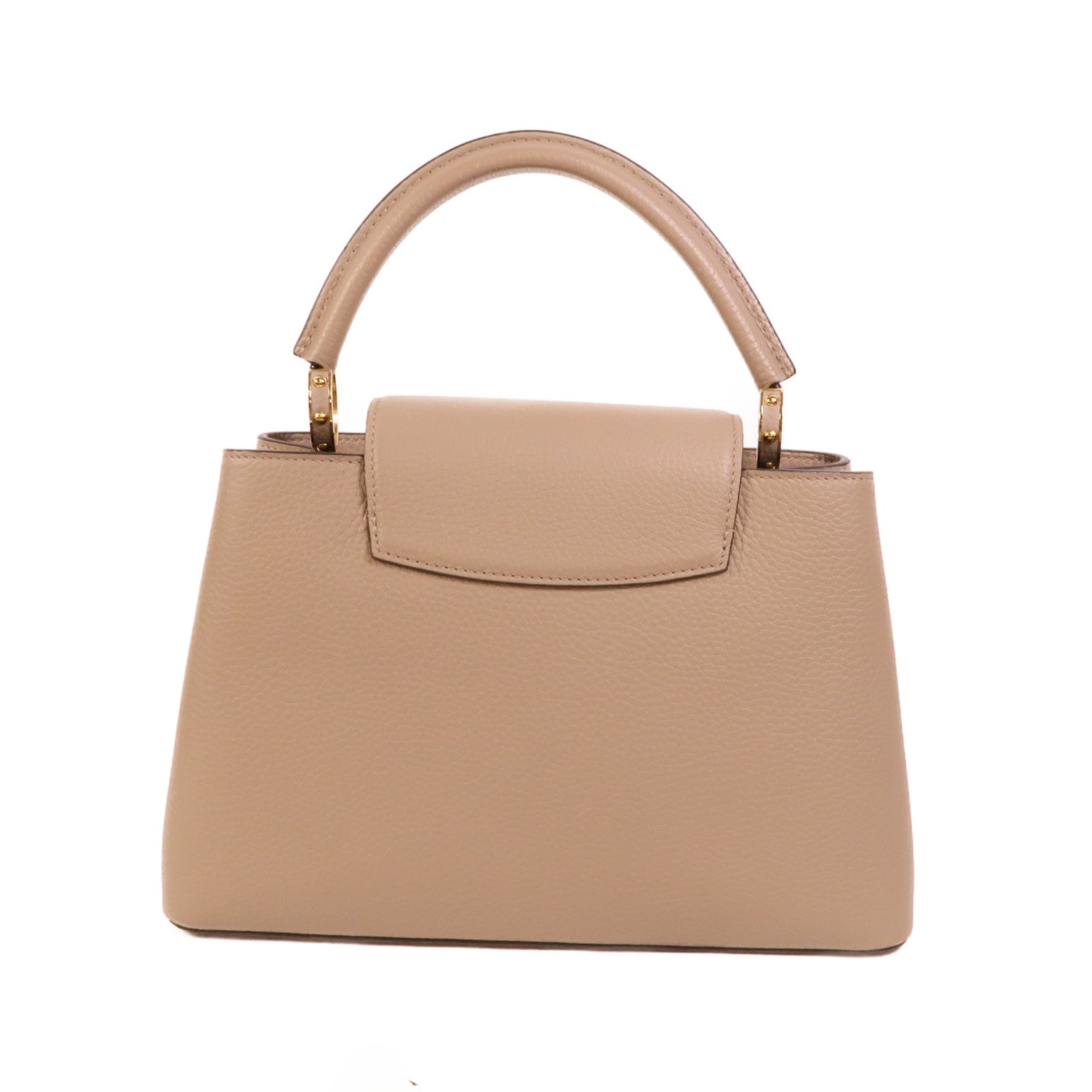LOUIS VUITTON Taurillon皮革Capucines MM手挽肩背兩用袋