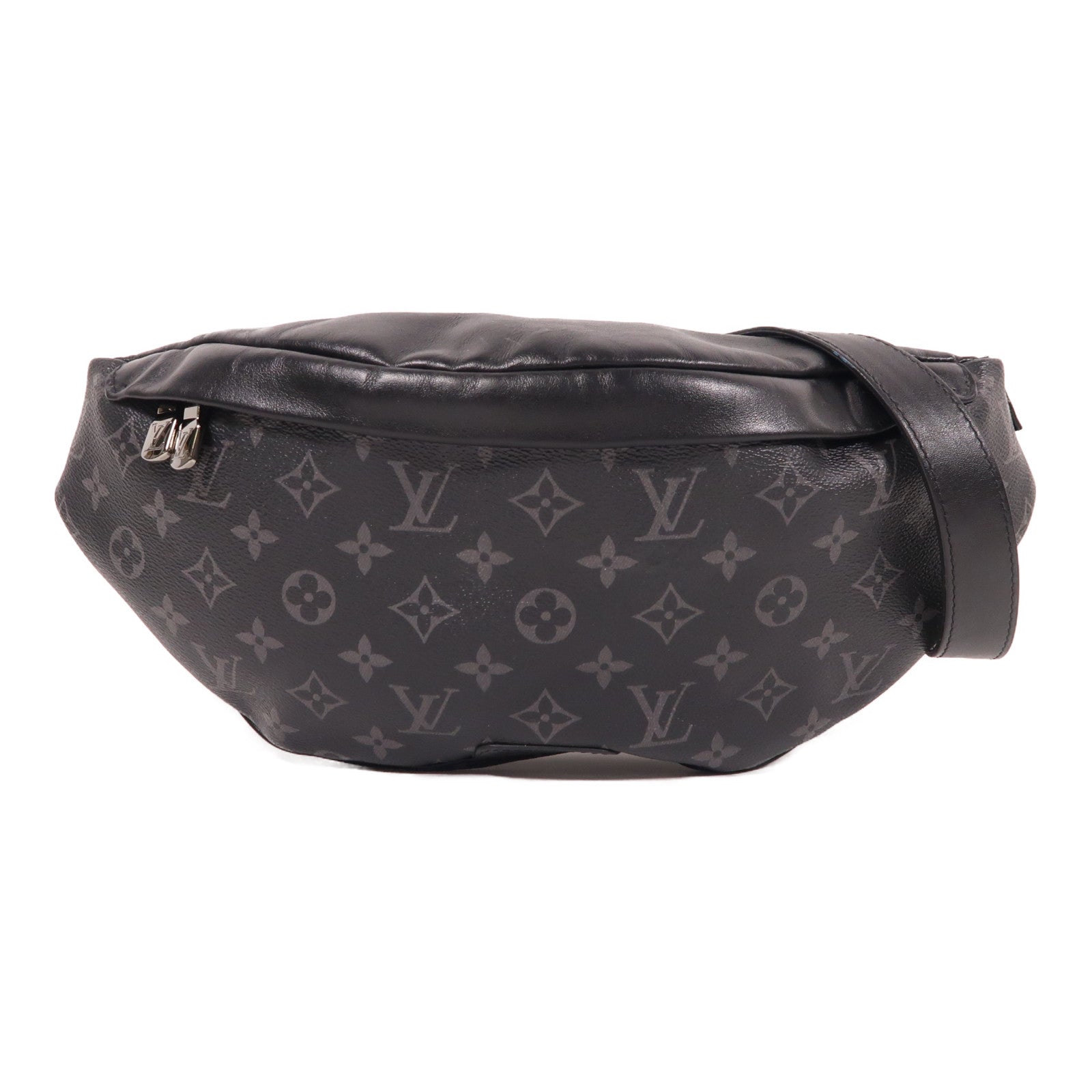 LOUIS VUITTON Monogram Eclipse Discovery Bumbag PM腰包黑色
