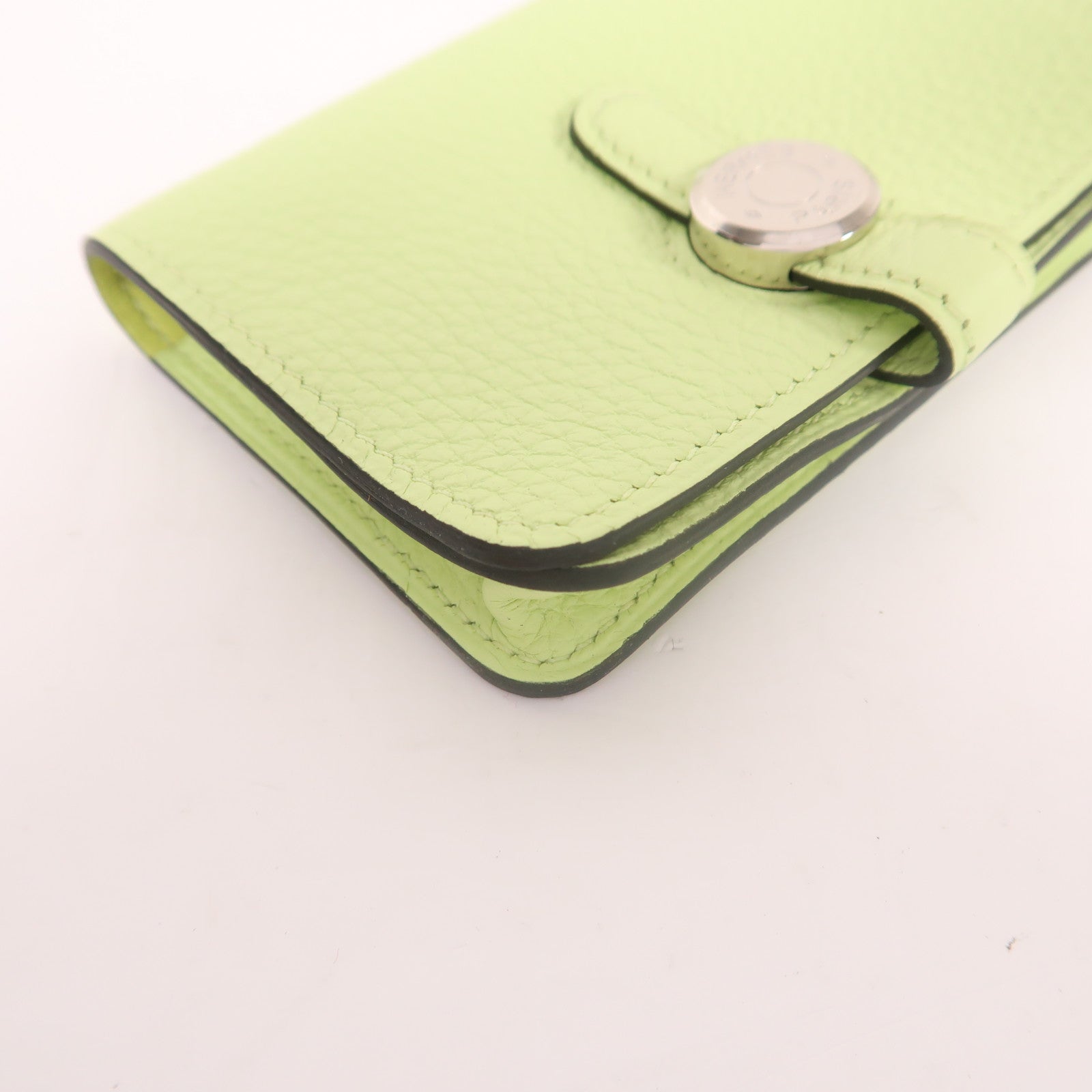 HERMES Togo皮革Dogon Card Case卡片套Vert Absinthe