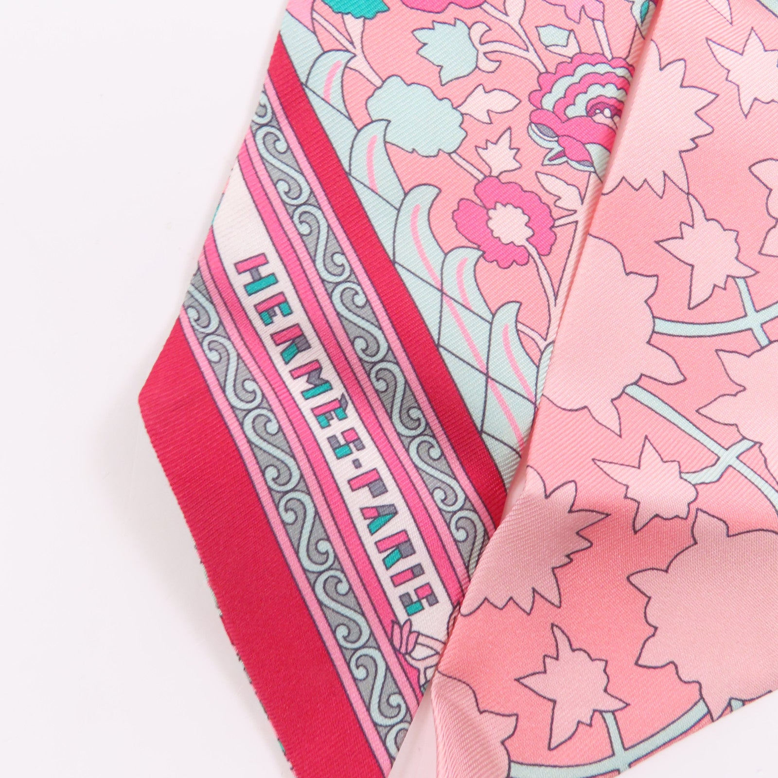 HERMES 絲質Twilly絲巾