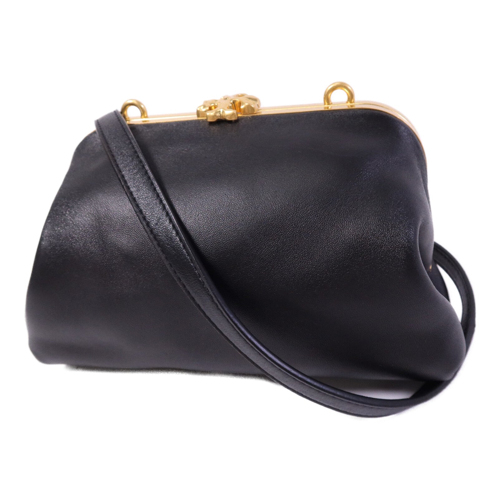 Tory Burch 羊皮皮革Shoulder Bag金扣肩背袋