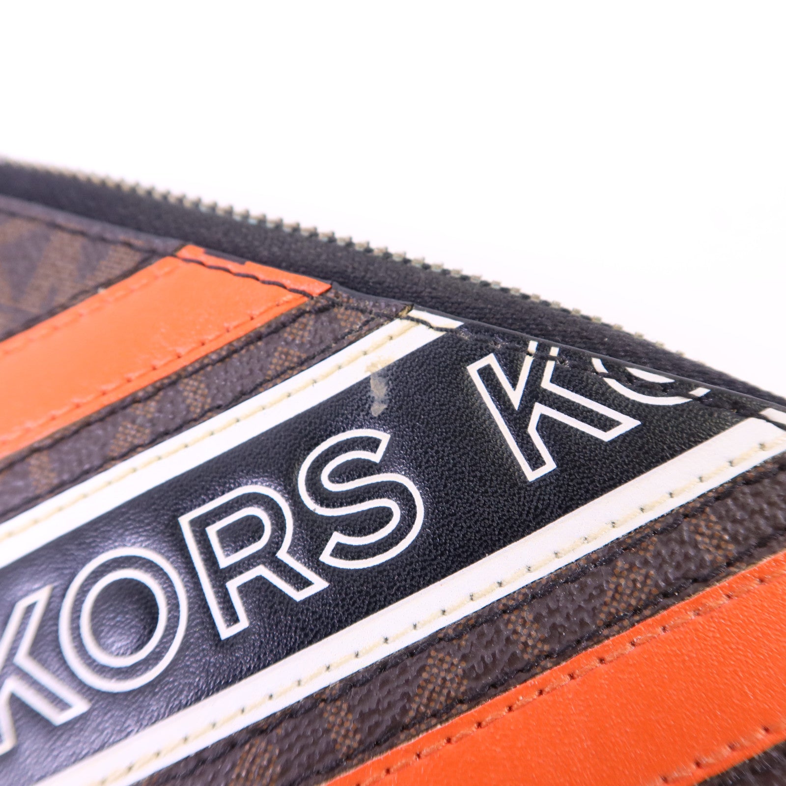Michael Kors 牛皮皮革Wallet銀扣卡片套