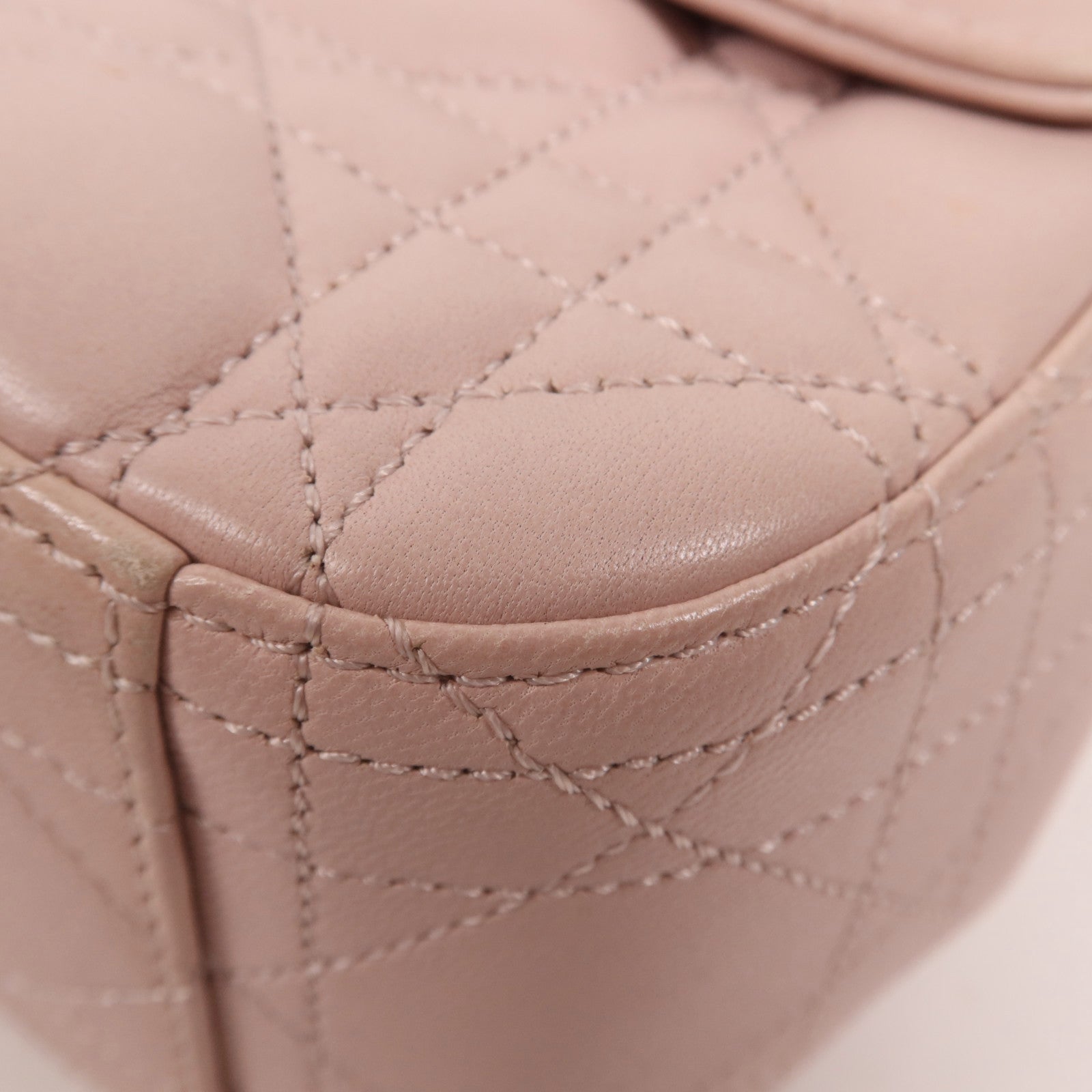 Dior 牛皮皮革Miss Dior銀扣鏈帶肩背袋