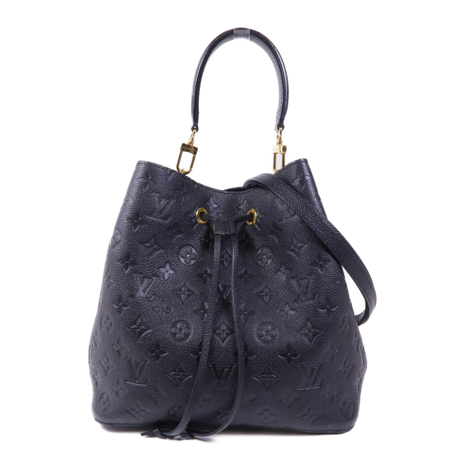 LOUIS VUITTON Monogram Empreinte Neo Noe MM金扣手挽肩背兩用袋
