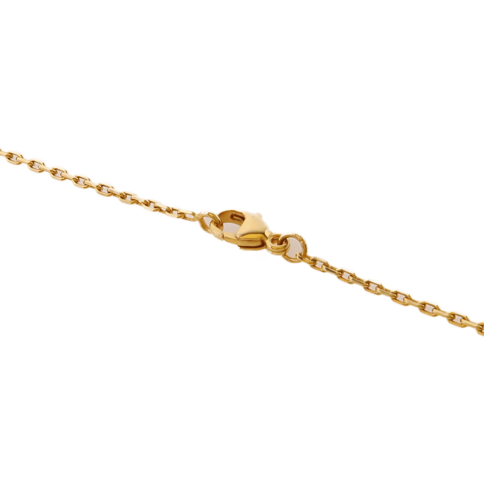 HERMES 金屬Mini Pop H Necklace項鍊金色/白色