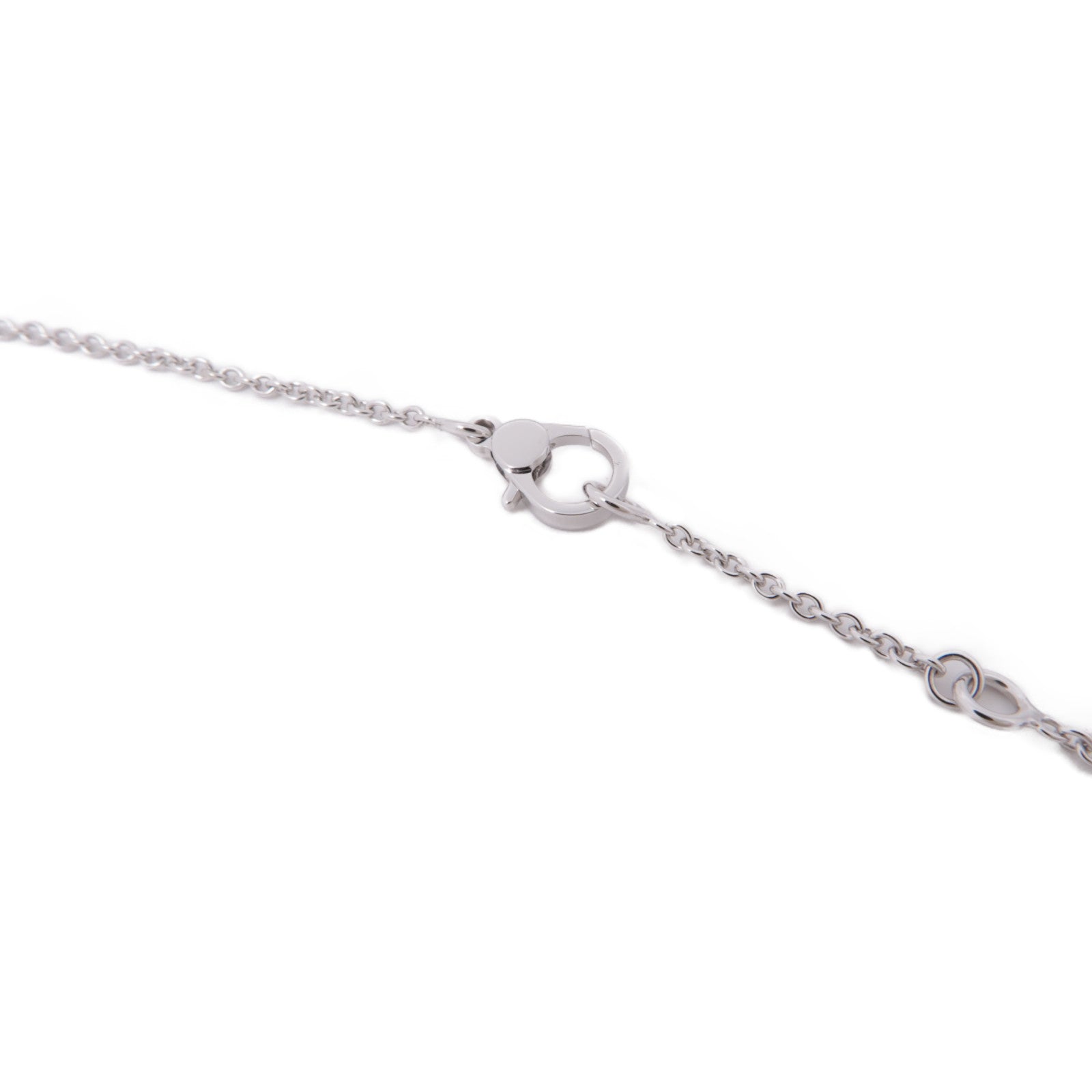 HERMES 18K白金Finesse Pendant鑽石項鍊