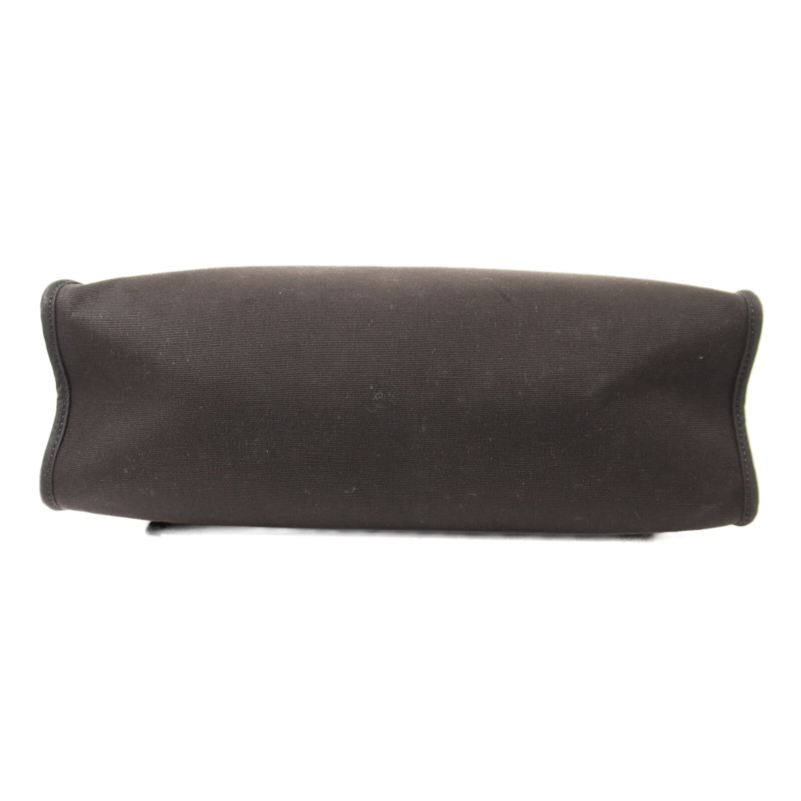 HERMES 帆布Herbag PM銀扣手挽肩背兩用袋Noir