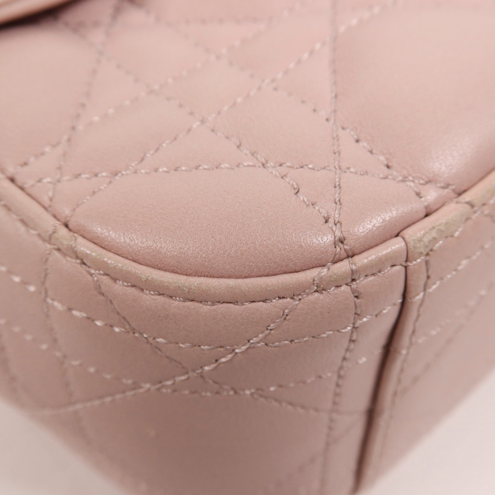 Dior 牛皮皮革Miss Dior銀扣鏈帶肩背袋