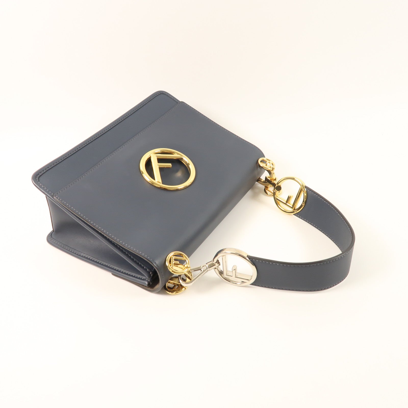 FENDI 牛皮皮革Kan I手挽肩背兩用袋