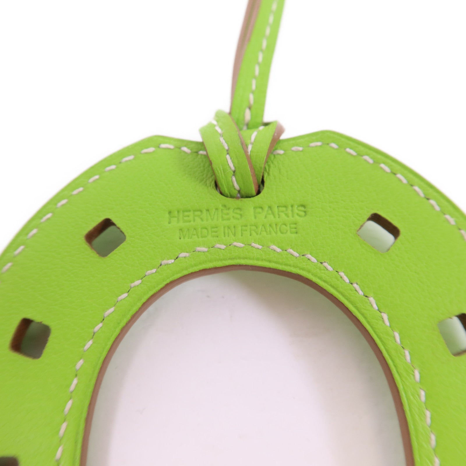 HERMES Swift皮革Paddock Horse Shoes Charm掛飾