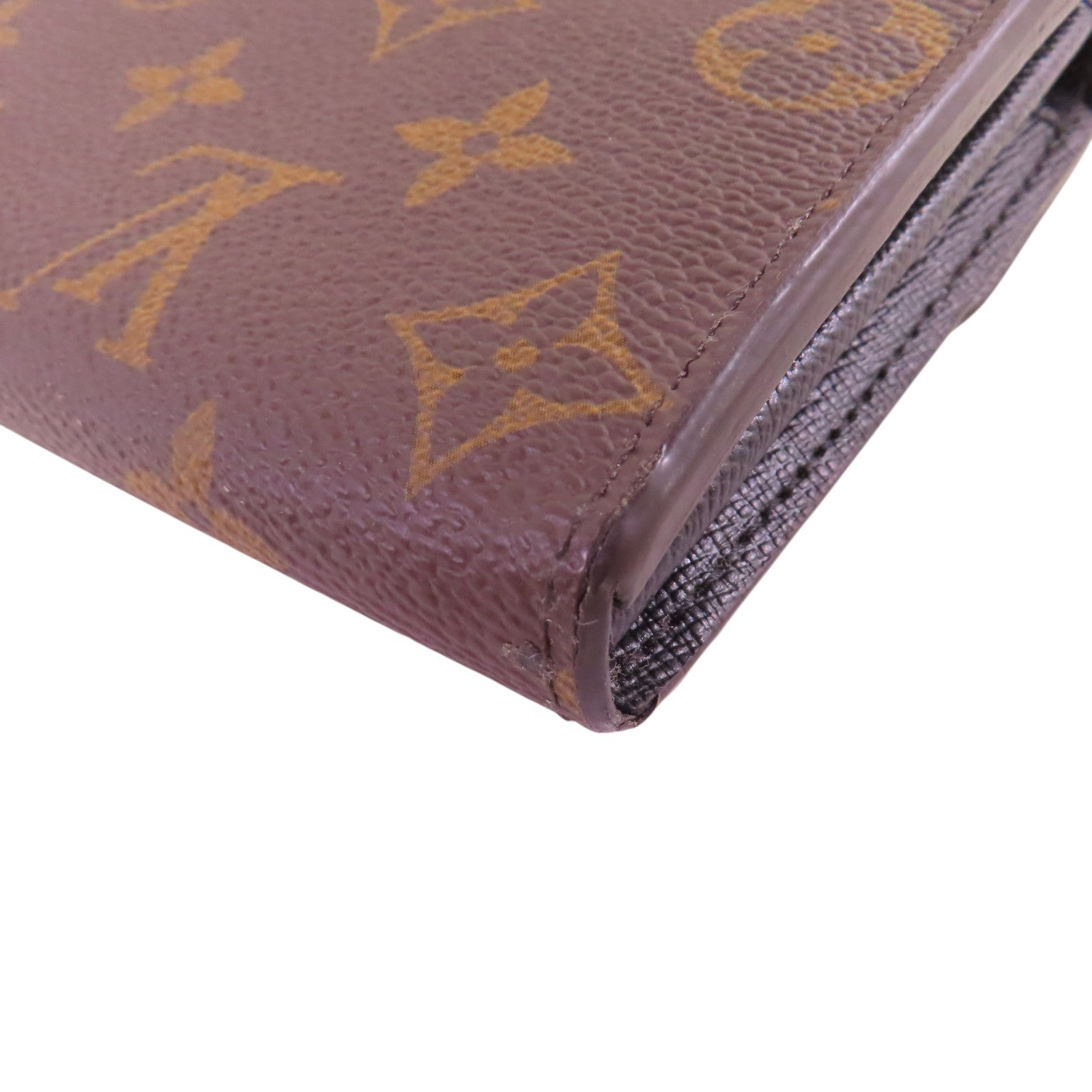 LOUIS VUITTON Monogram/Monogram Reverse  Giant Sarah Wallet金扣長錢包