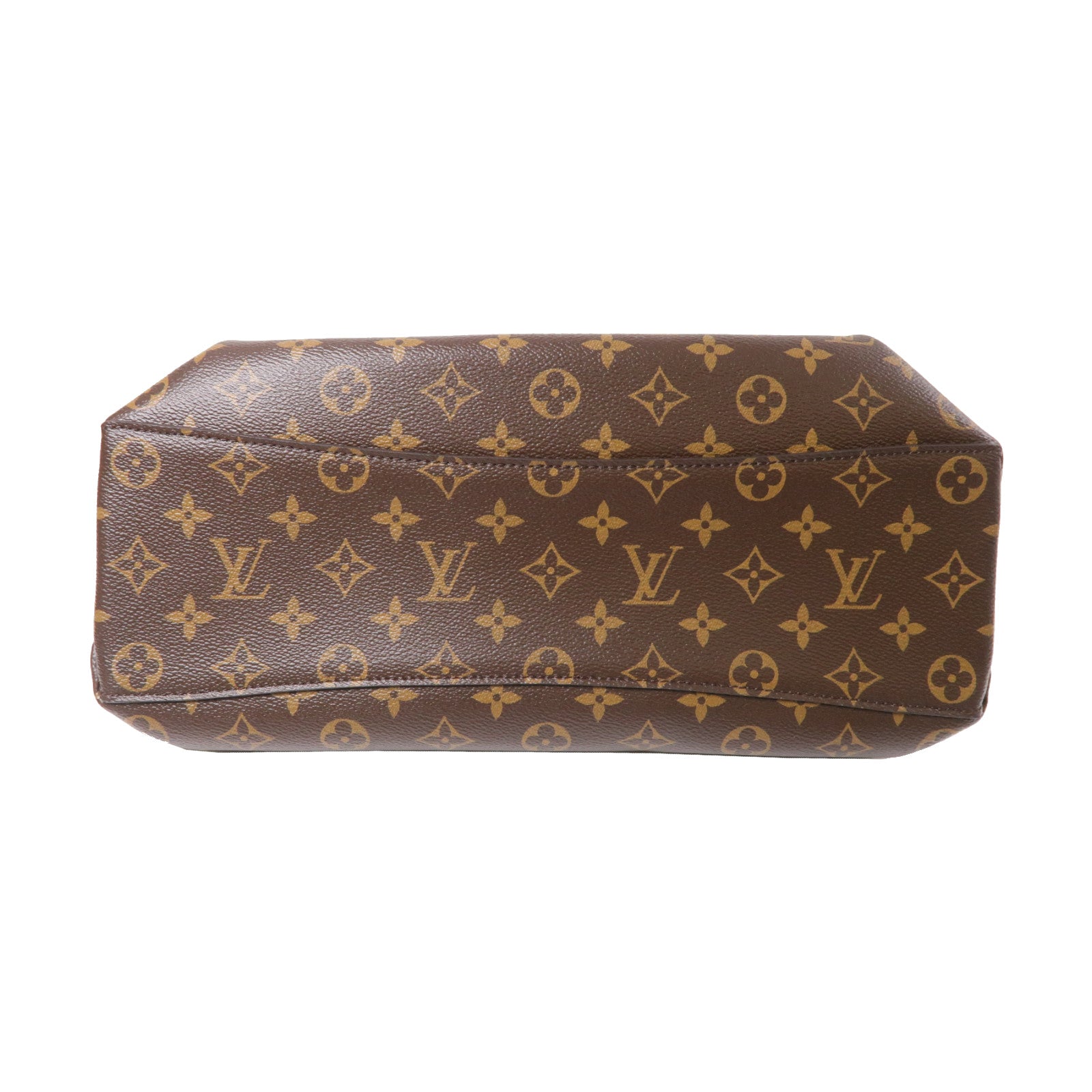 LOUIS VUITTON Monogram Rivory MM金扣手挽肩背兩用袋啡色
