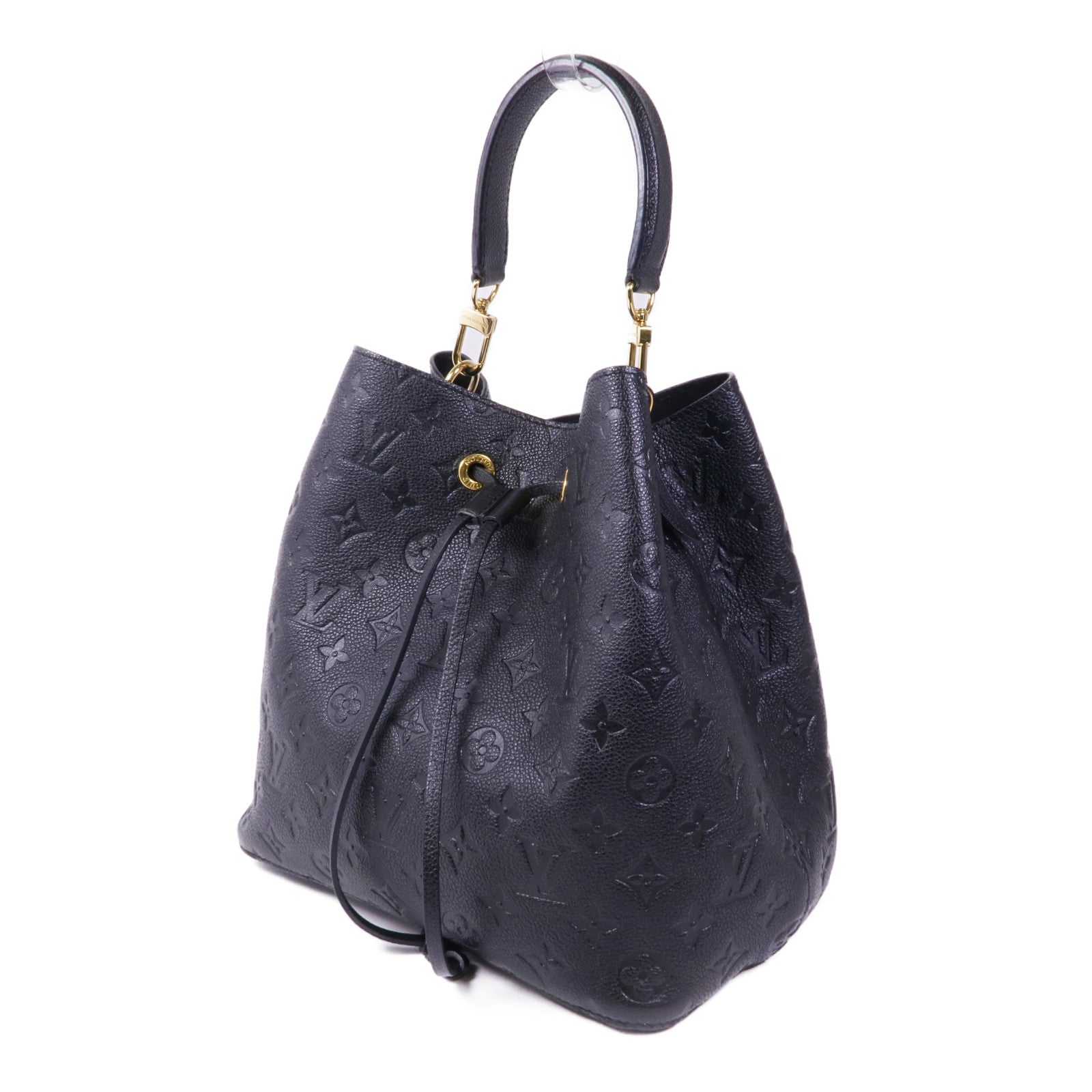 LOUIS VUITTON Monogram Empreinte Neo Noe MM金扣手挽肩背兩用袋