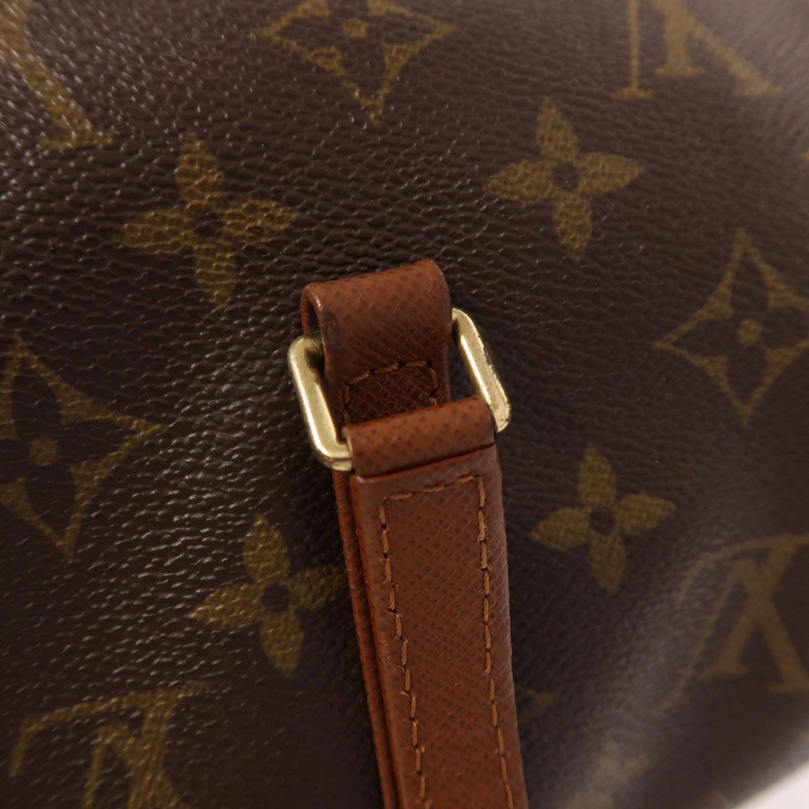 LOUIS VUITTON Monogram Papillon 30金扣手挽袋