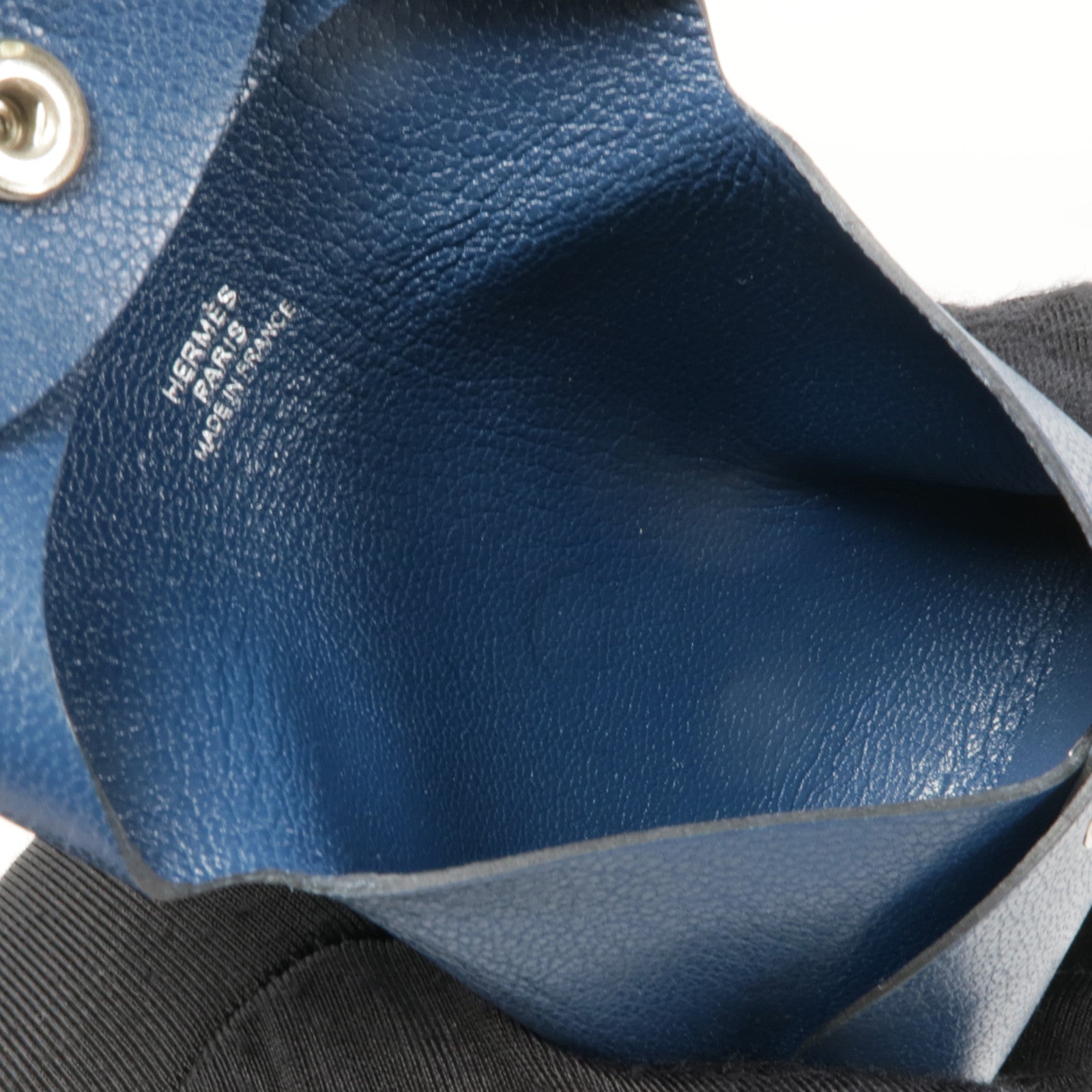 HERMES Chevre皮革Bastia Coins Case零錢包