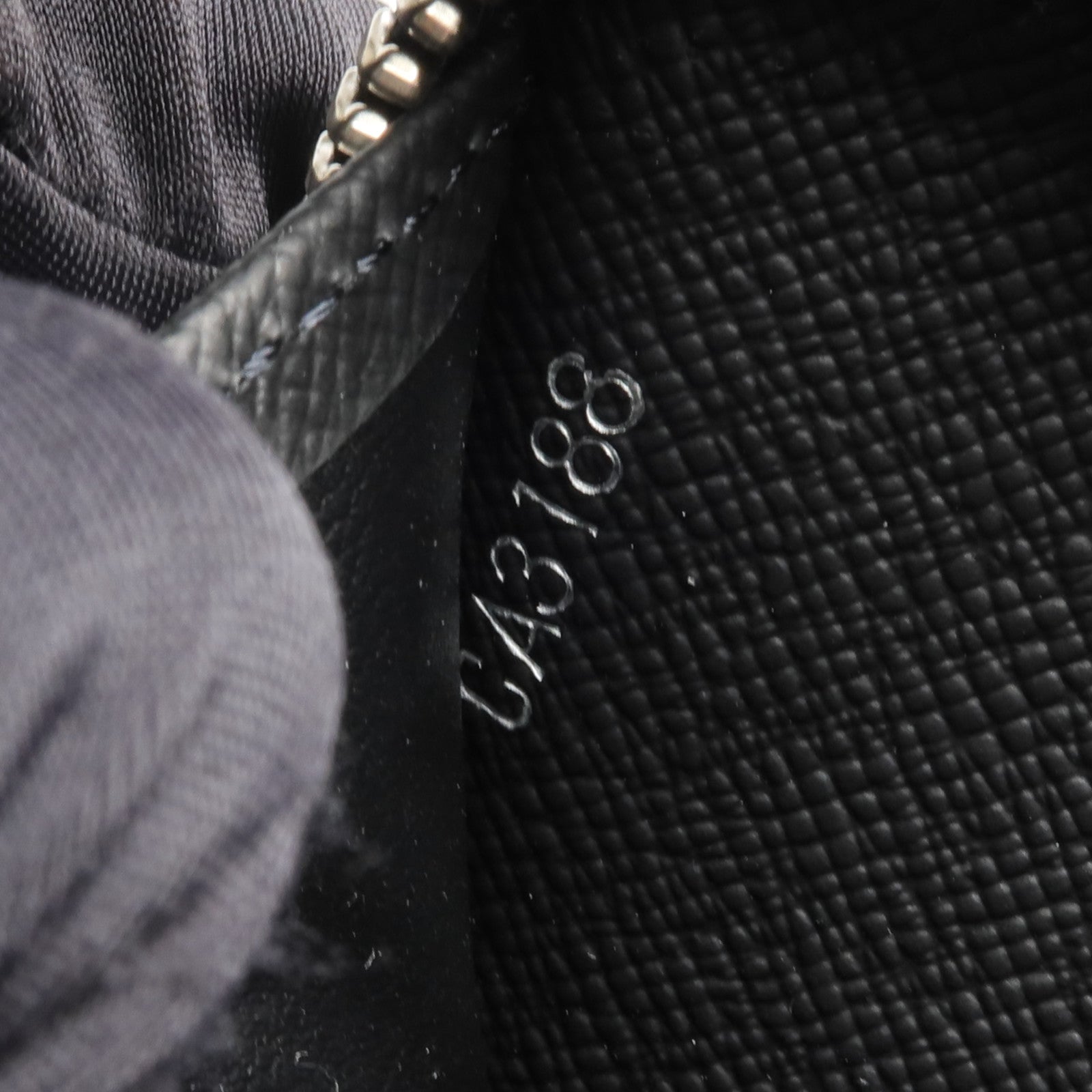 LOUIS VUITTON Damier Graphite Zipper Organizer NM長錢包