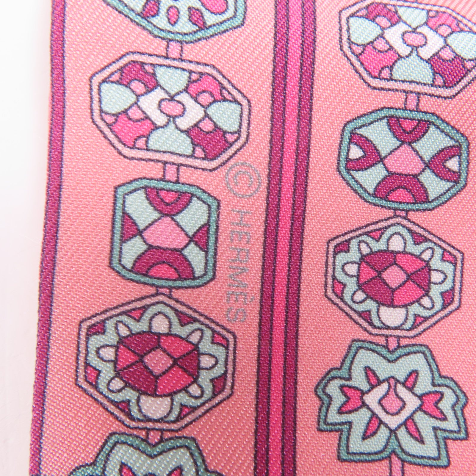 HERMES 絲質Twilly絲巾