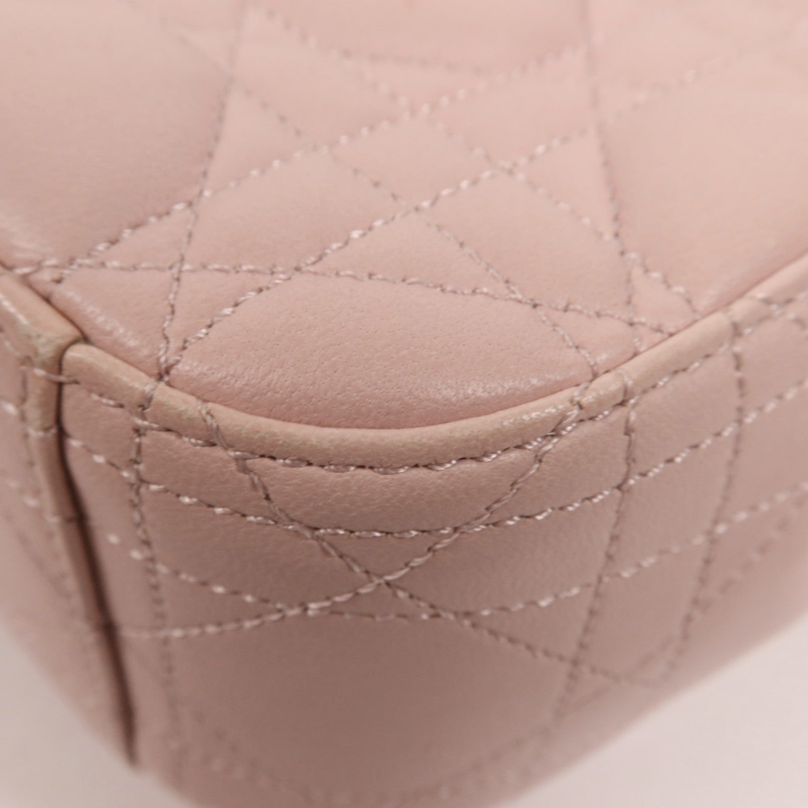 Dior 牛皮皮革Miss Dior銀扣鏈帶肩背袋