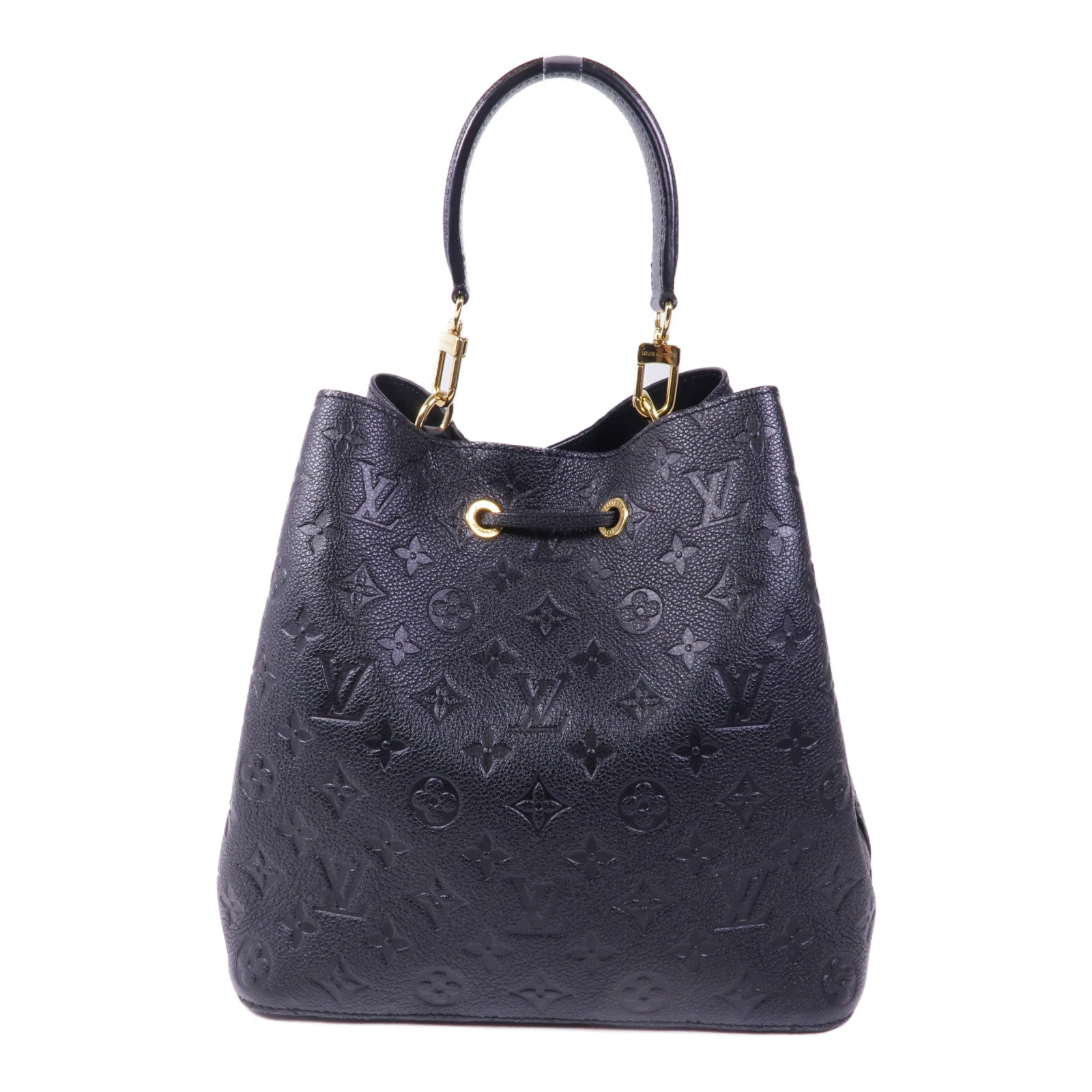 LOUIS VUITTON Monogram Empreinte Neo Noe MM金扣手挽肩背兩用袋