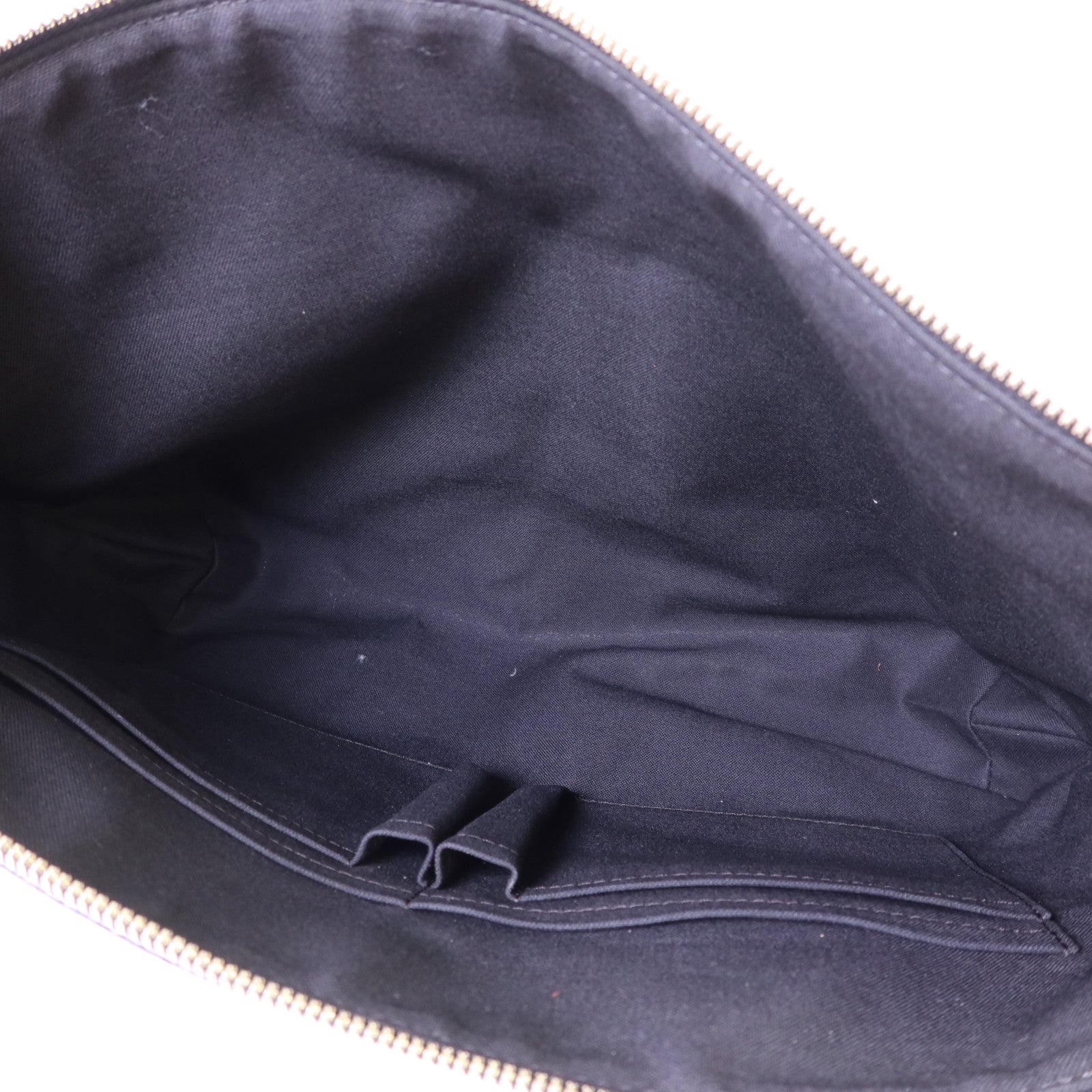 LOUIS VUITTON Damier Graphite Mick MM銀扣肩背袋N41106