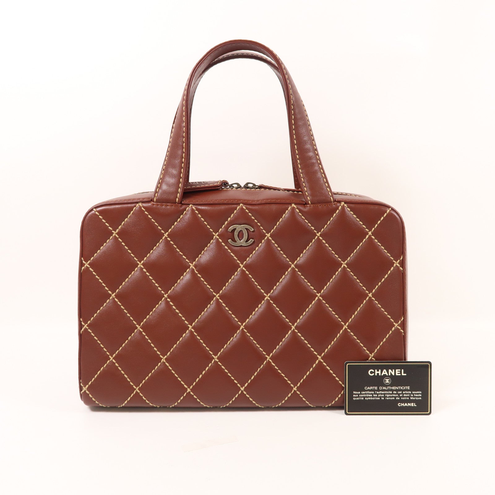 CHANEL 牛皮皮革Hand Bag手挽袋