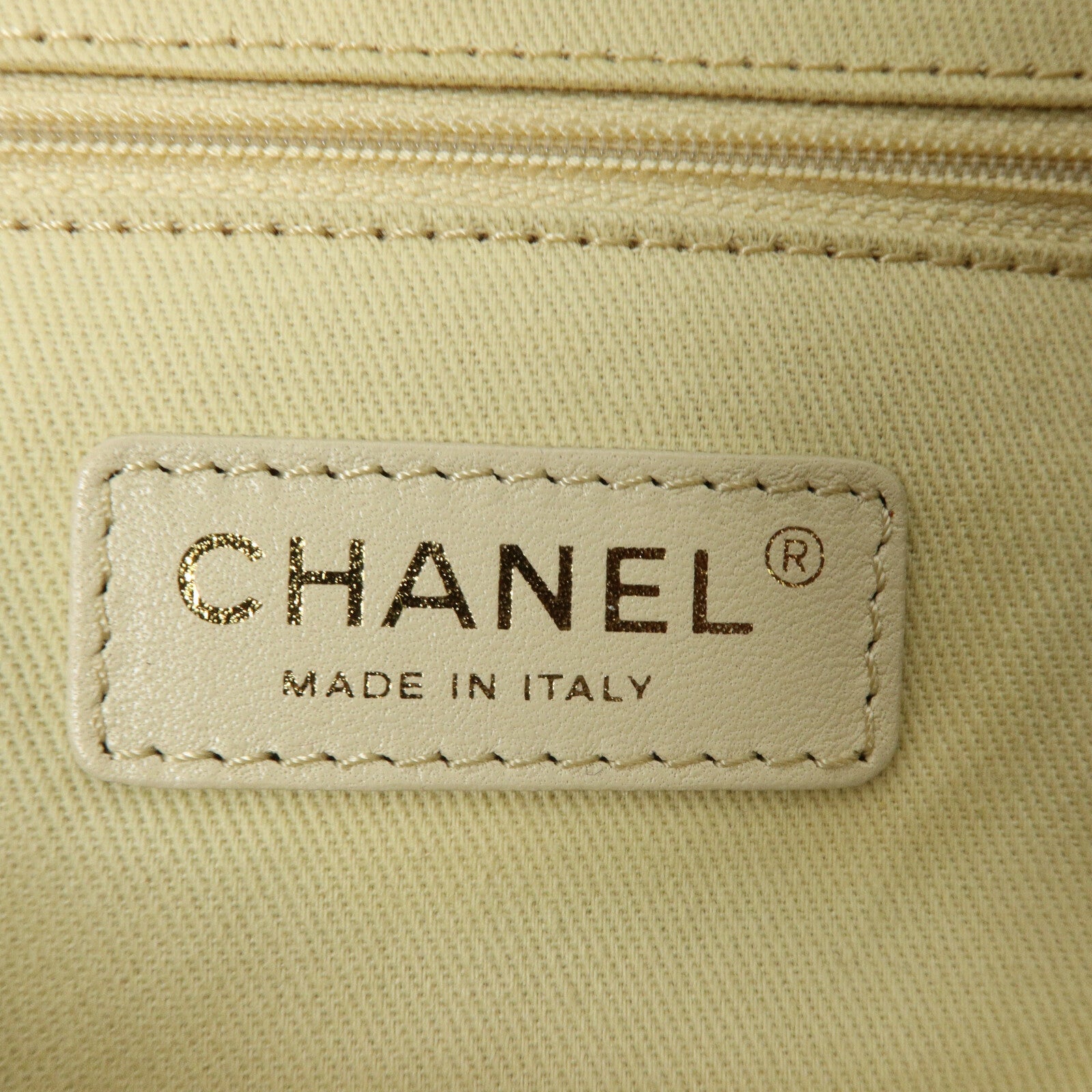 CHANEL 帆布Deauville Tote手挽袋