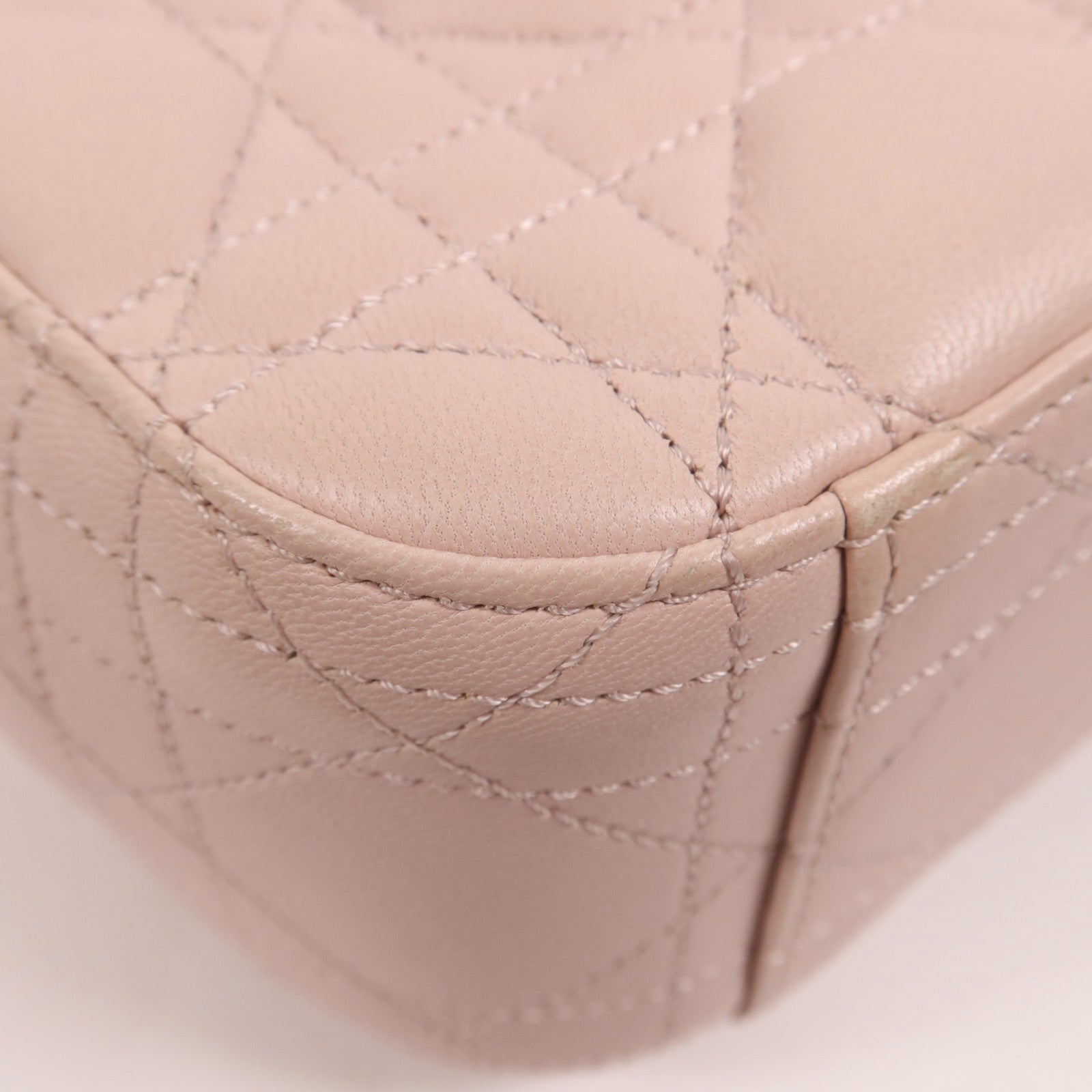 Dior 牛皮皮革Miss Dior銀扣鏈帶肩背袋