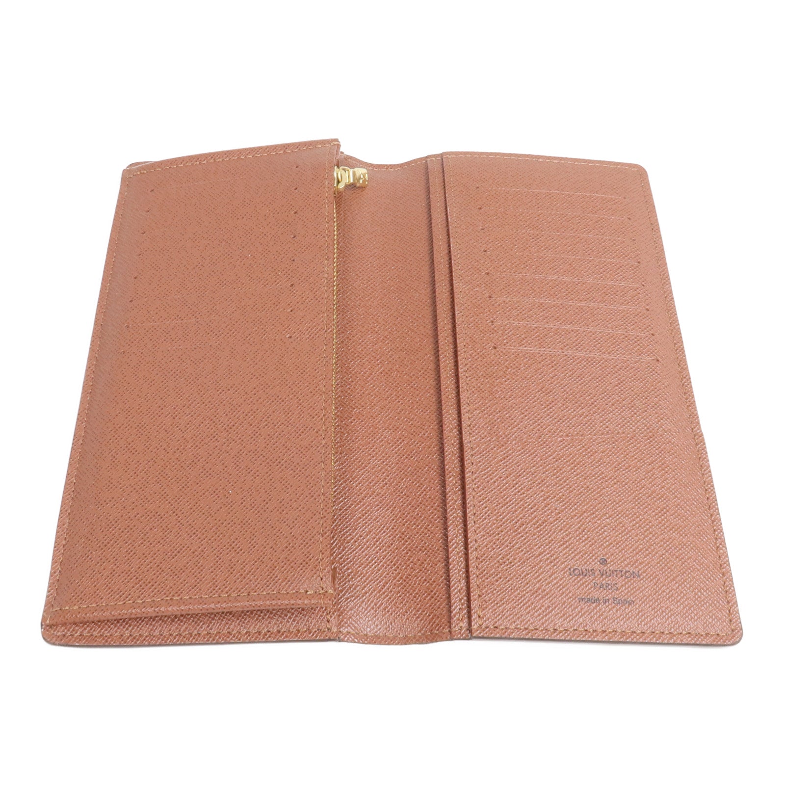LOUIS VUITTON Monogram Brazza Wallet金扣長錢包