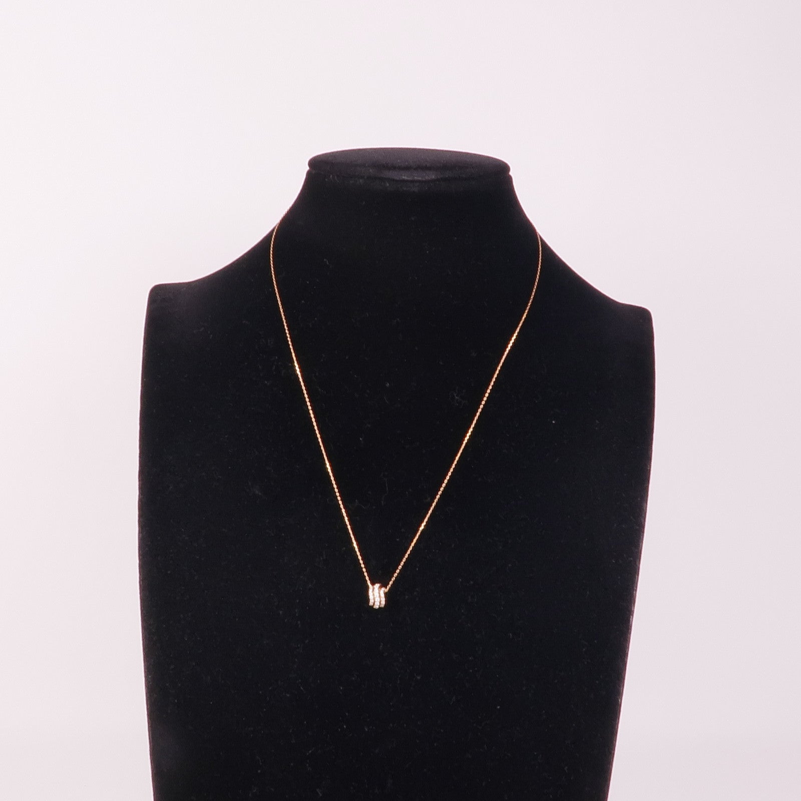 JEWELRY Diamond Necklace 18K Pink Gold
