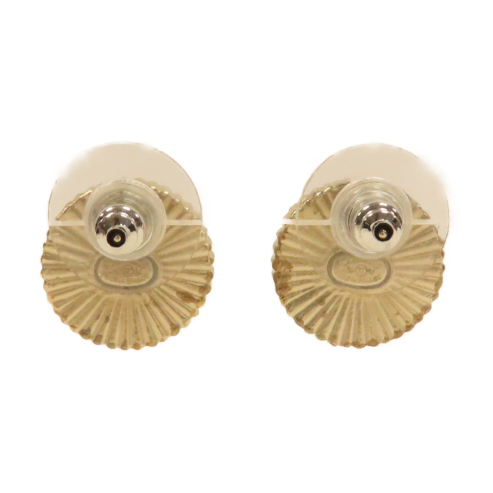 CHANEL 金屬Earrings耳環黑色/金色