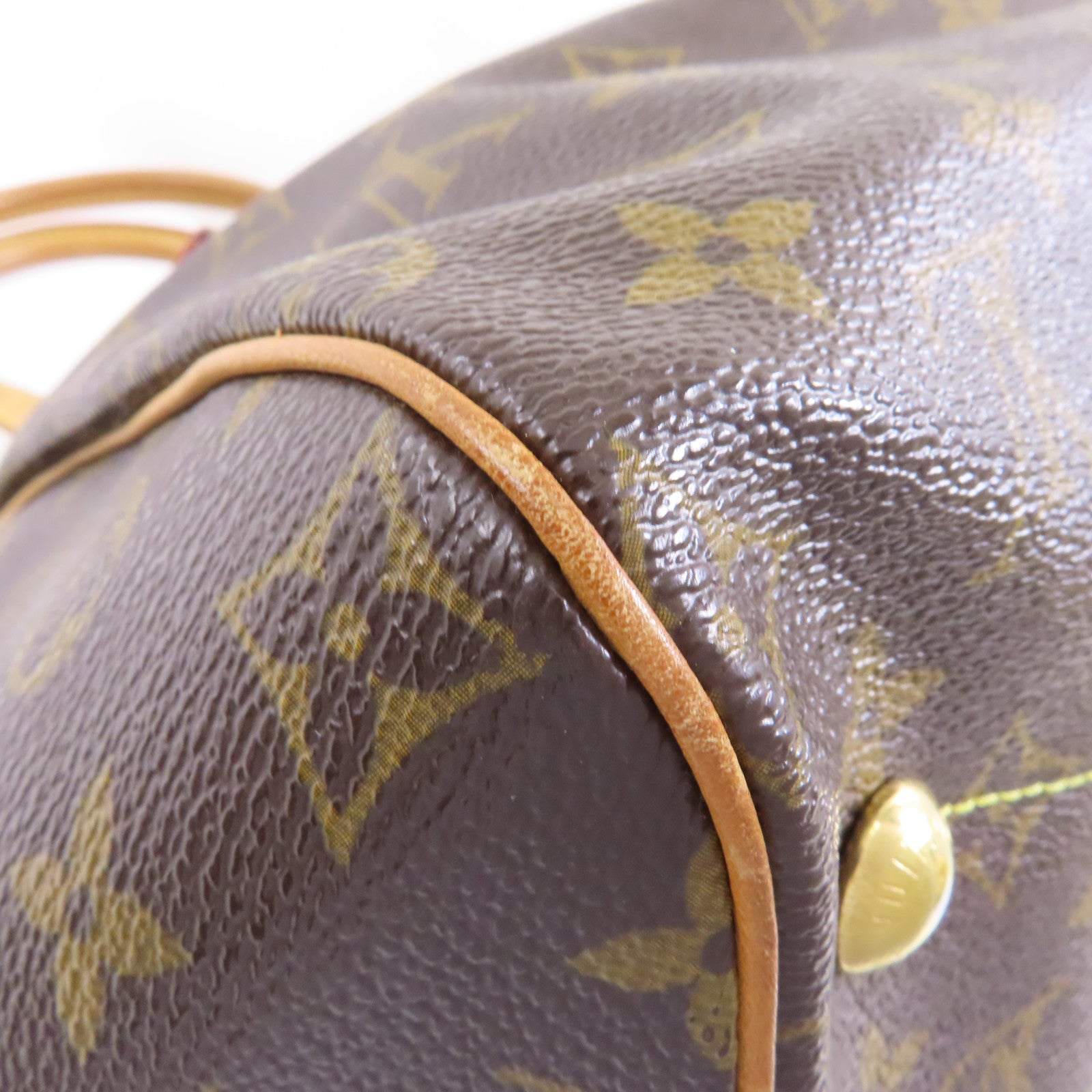 LOUIS VUITTON 【激減優惠】Monogram Tivoli GM金扣肩背袋啡色