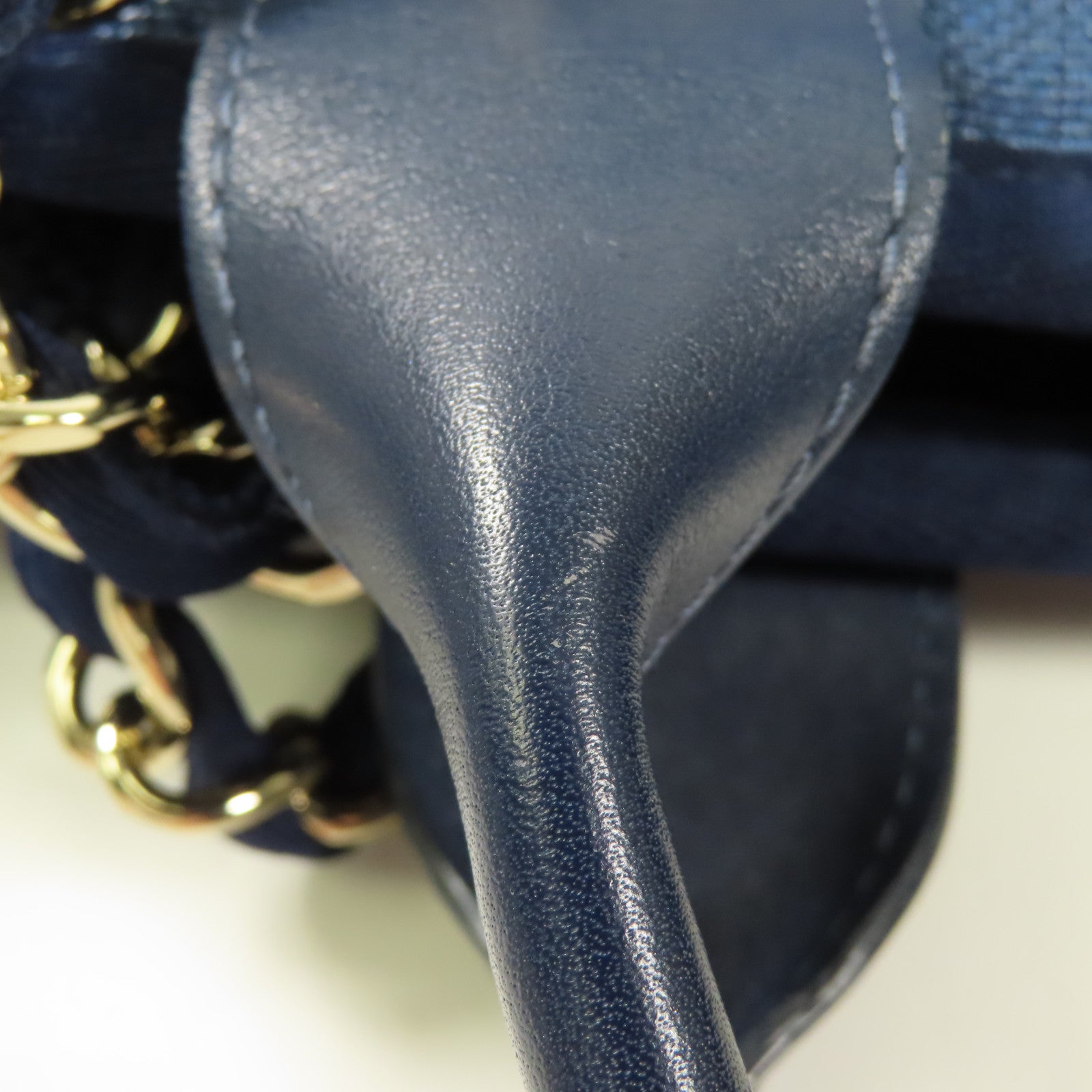 CHANEL 帆布Deauville Tote Bag金扣手挽肩背兩用袋