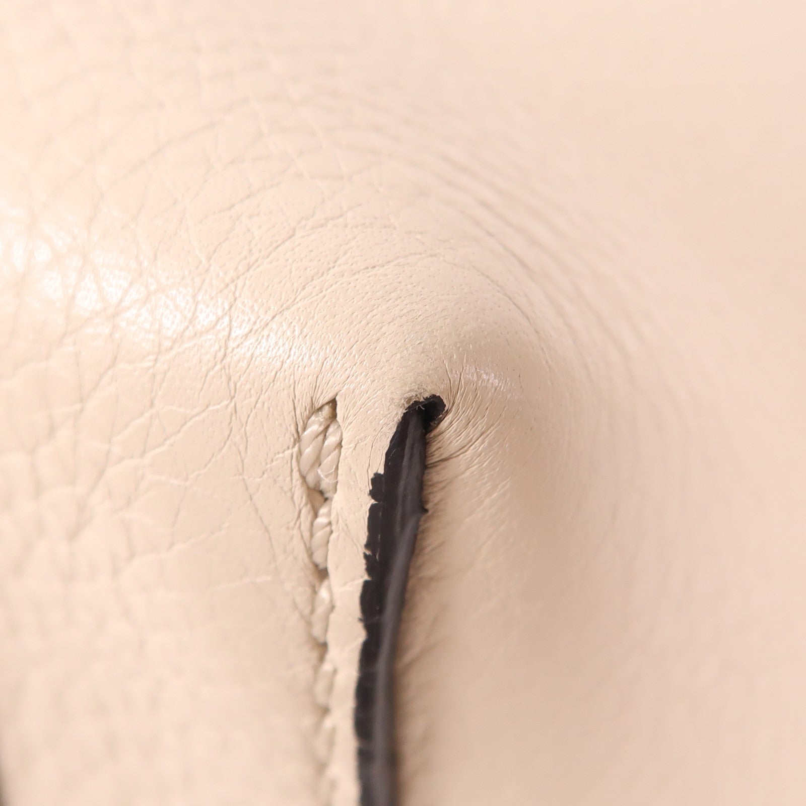 BURBERRY GHW 2 Way Bag 4076735 Calfskin Leather Beige