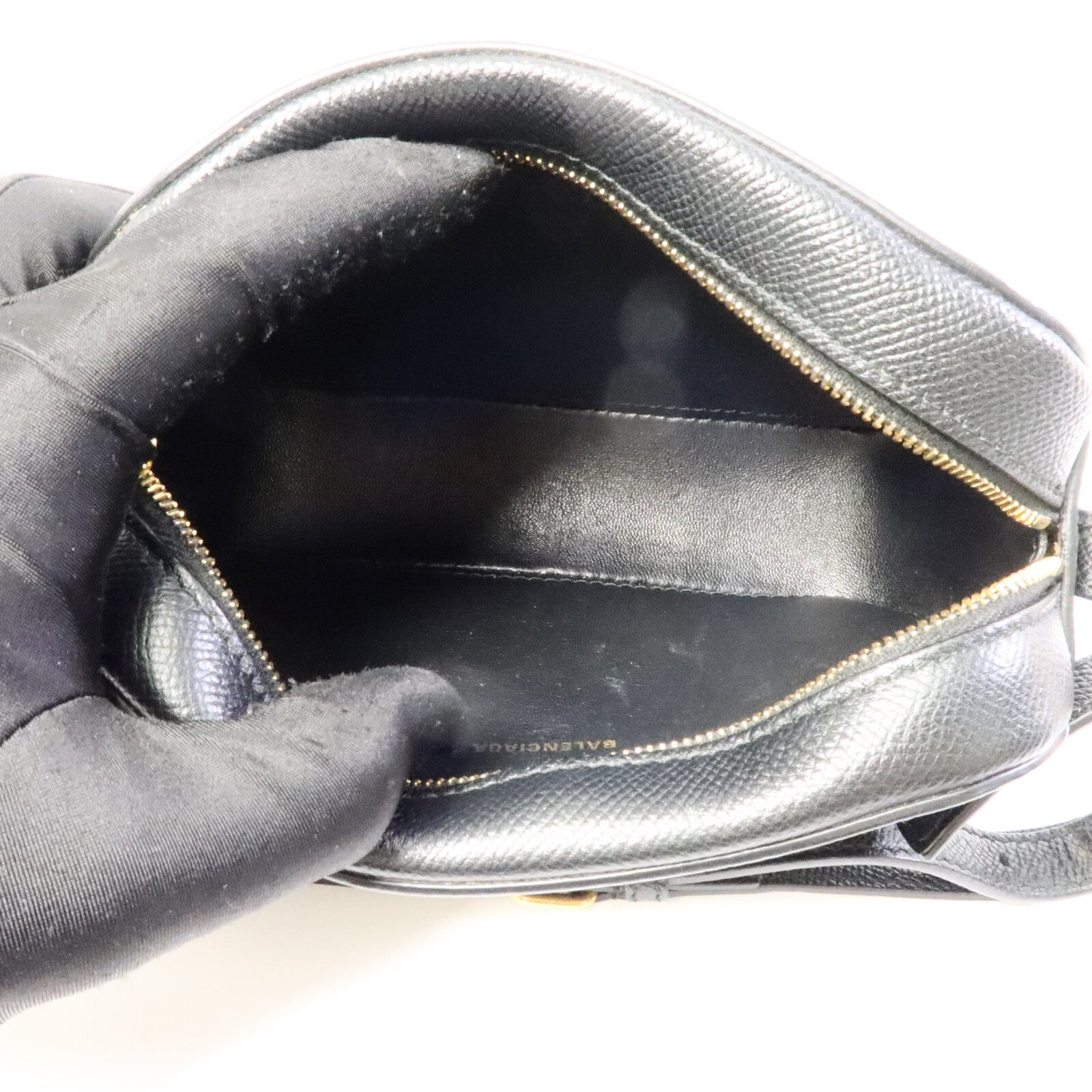 BALENCIAGA 牛皮皮革Ville Camera Bag XS肩背袋