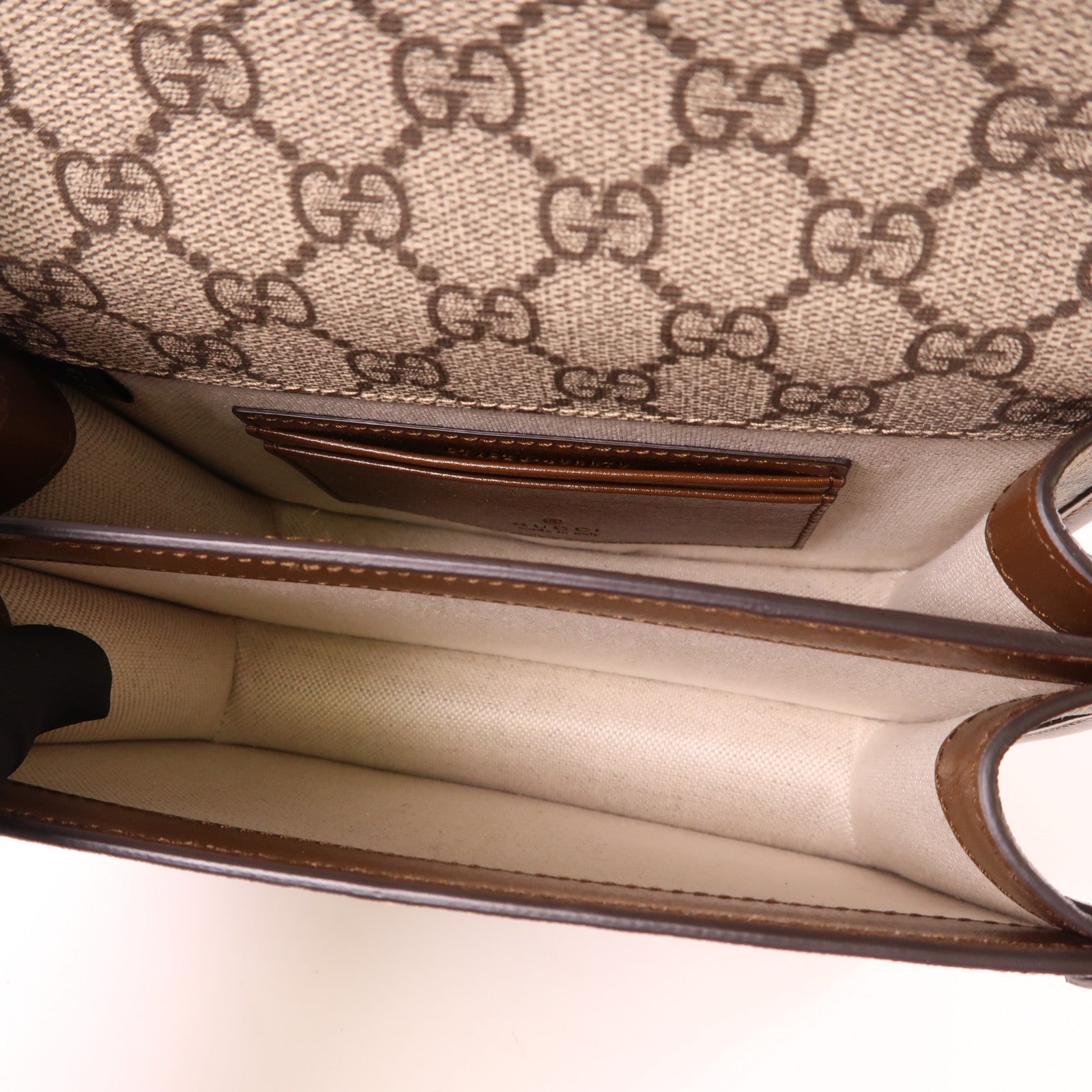 GUCCI 【激減優惠】塗層帆布GG Retro Shoulder Bag金扣肩背袋