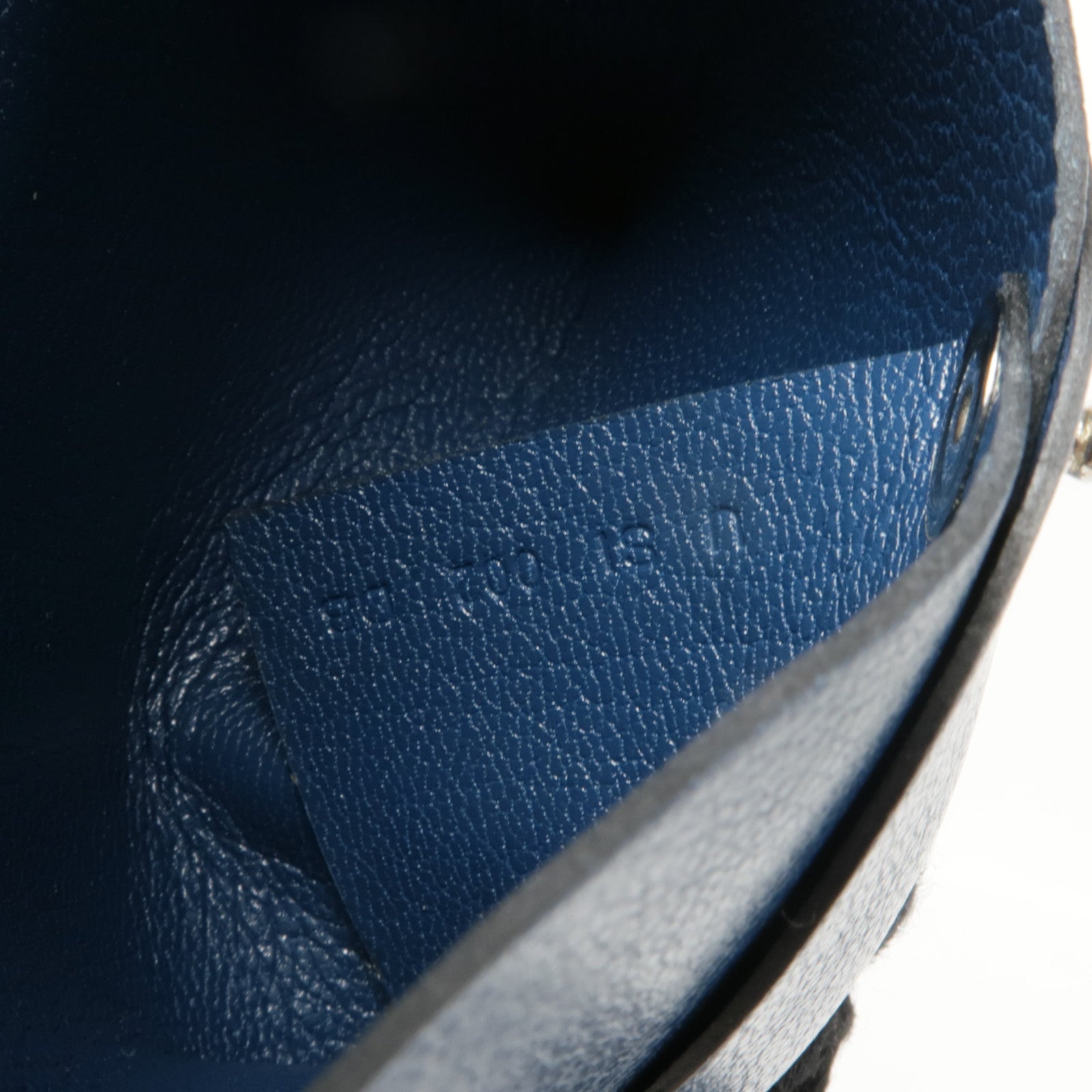 HERMES Chevre皮革Bastia Coins Case零錢包