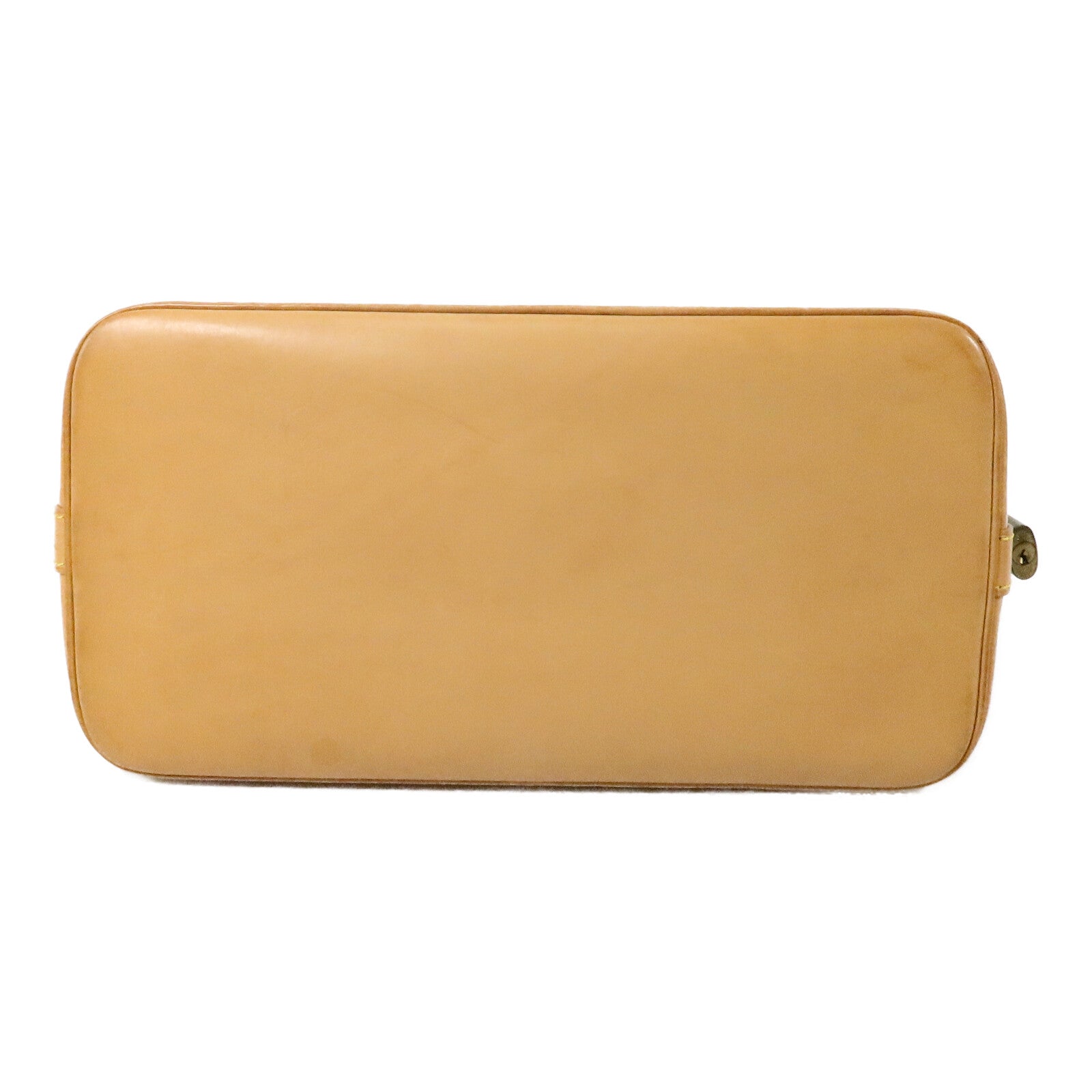 LOUIS VUITTON Monogram Alma金扣手挽袋棕色
